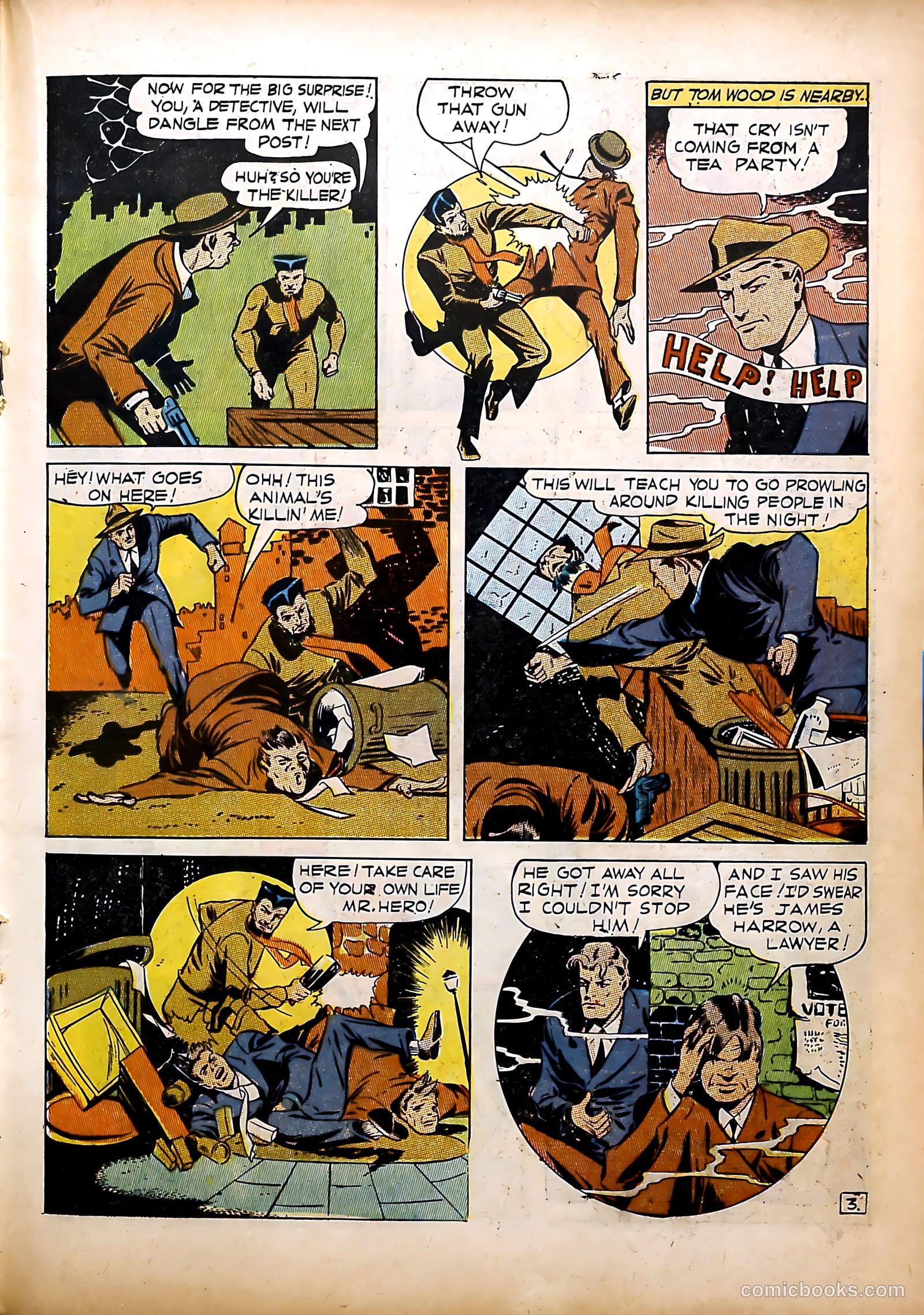 Clue Comics #3 (1943, Hillman) — page 35 of 68