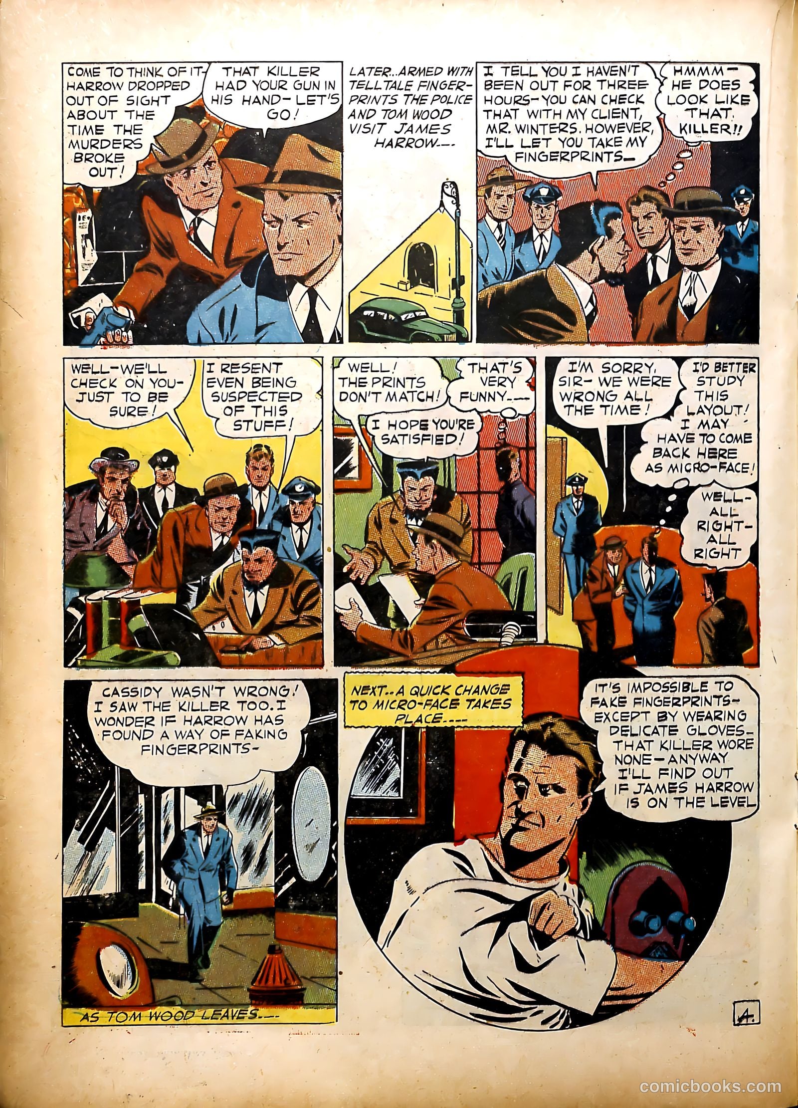 Clue Comics #3 (1943, Hillman) — page 36 of 68