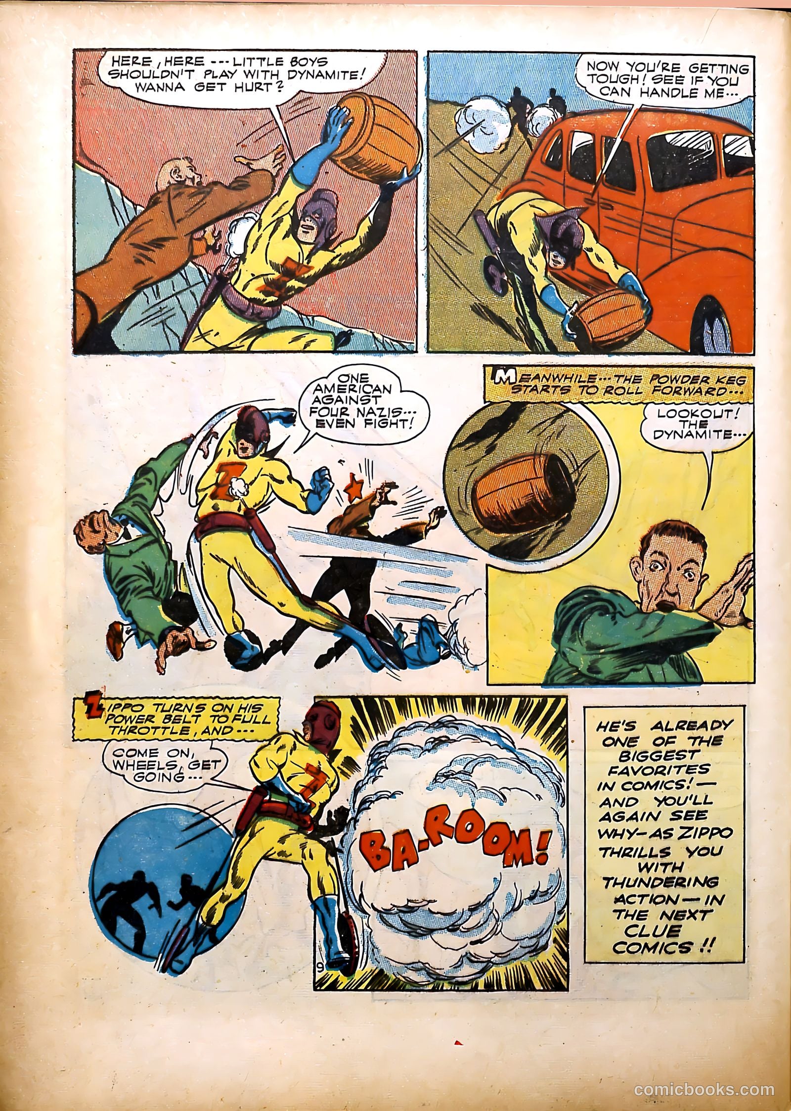 Clue Comics #3 (1943, Hillman) — page 52 of 68