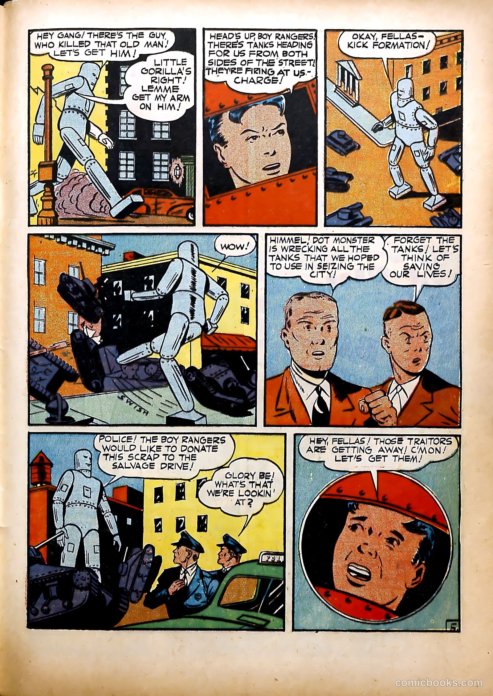 Clue Comics #3 (1943, Hillman) — page 57 of 68