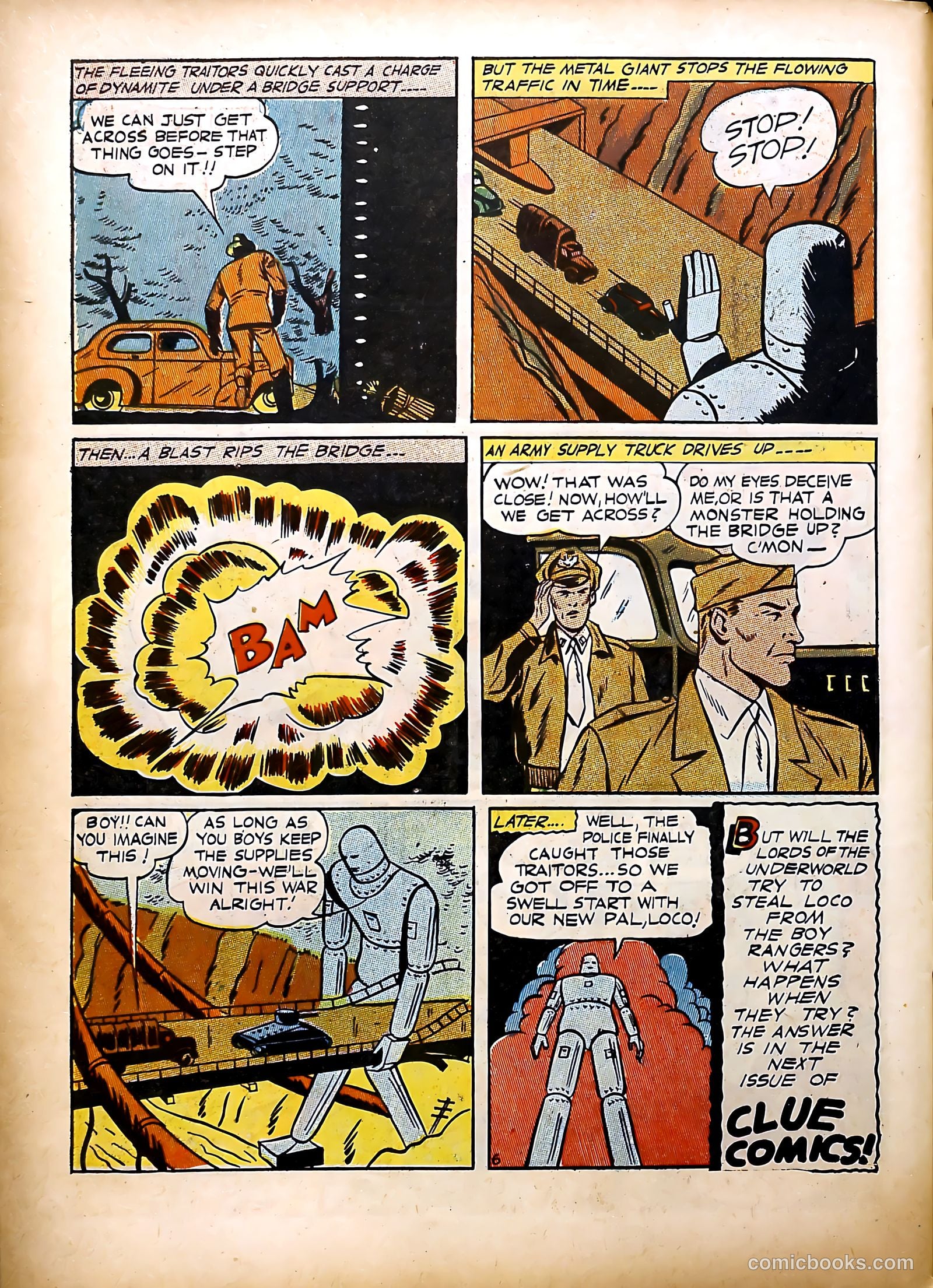 Clue Comics #3 (1943, Hillman) — page 58 of 68