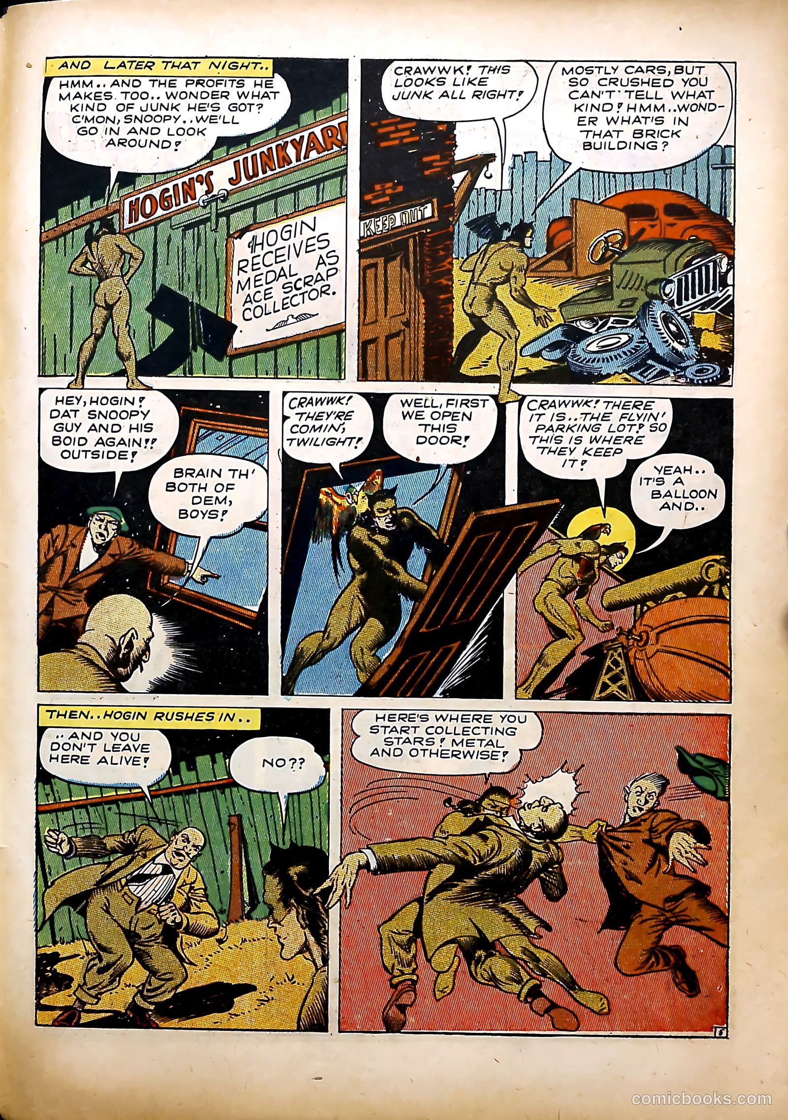 Clue Comics #3 (1943, Hillman) — page 63 of 68