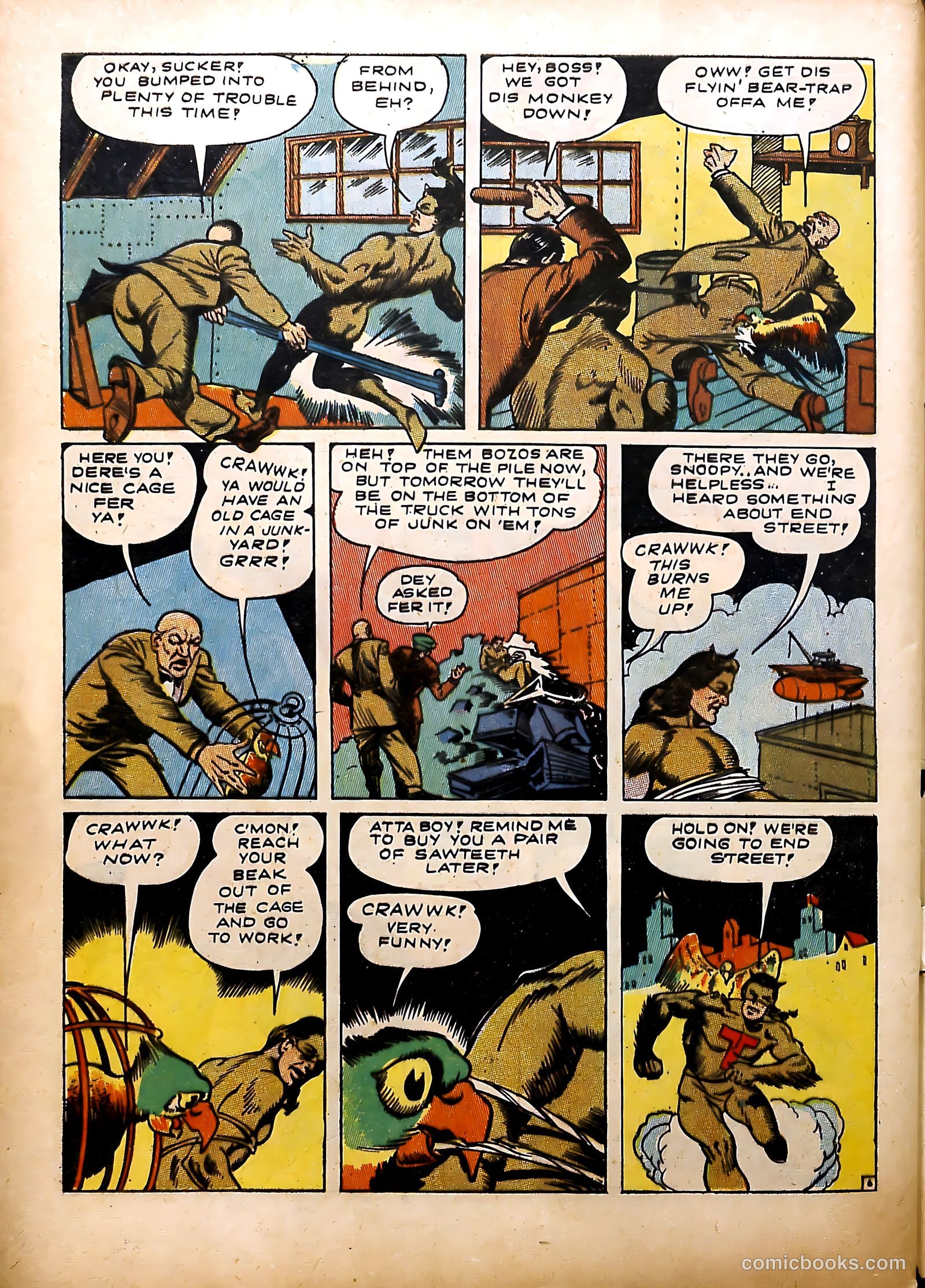 Clue Comics #3 (1943, Hillman) — page 64 of 68