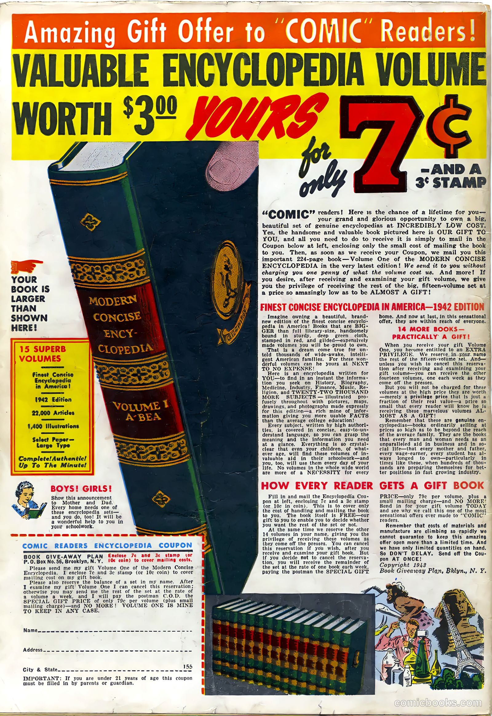 Clue Comics #3 (1943, Hillman) — page 68 of 68