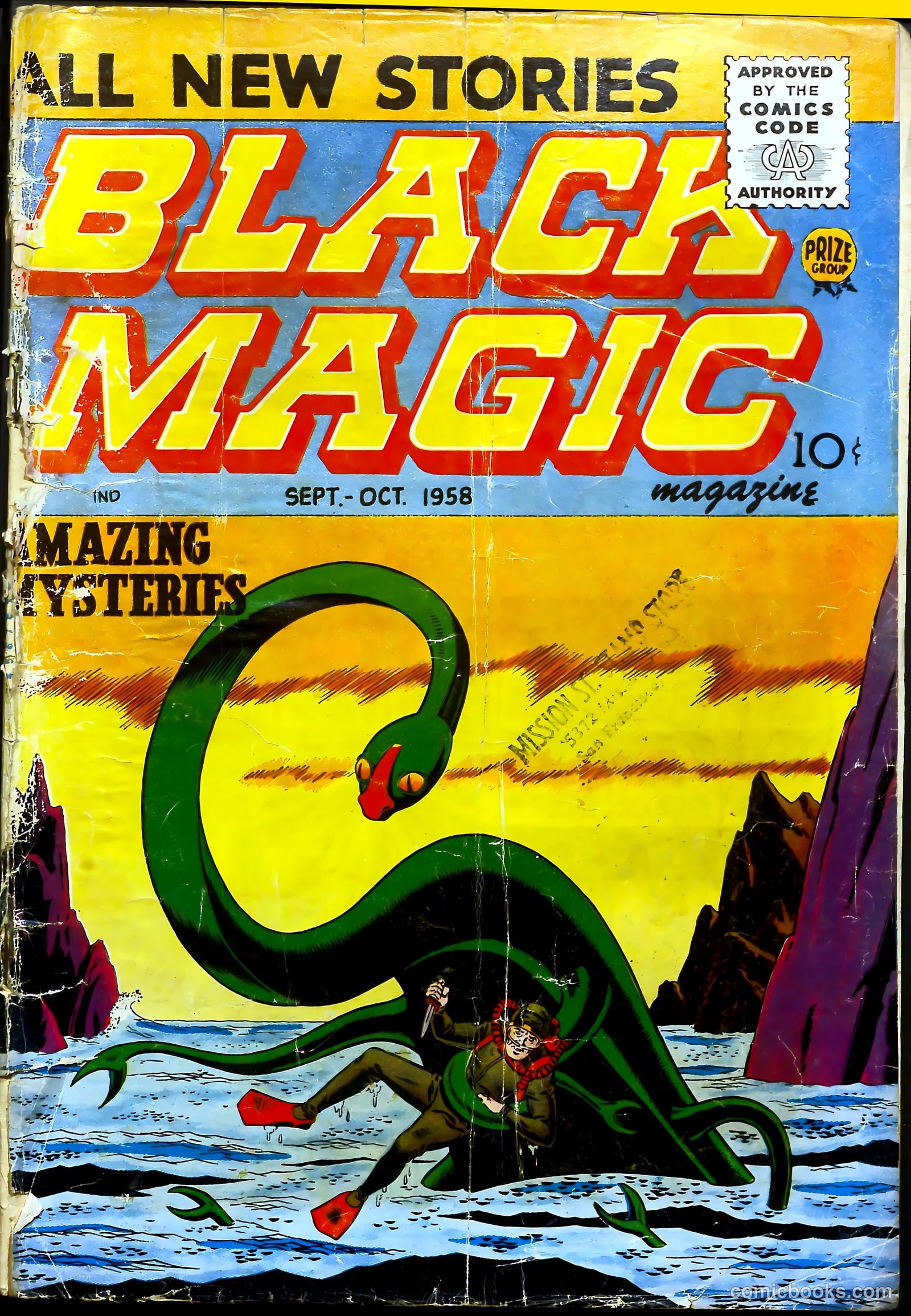 Black Magic #40 (1958) — page 1 of 36