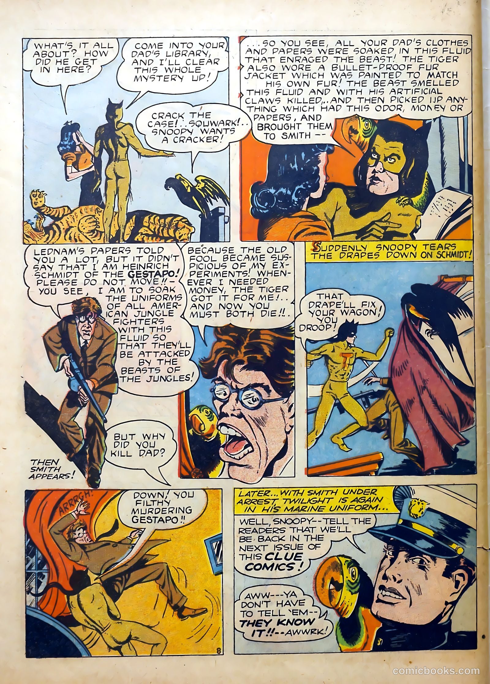 Clue Comics #7 (1944) — page 66 of 69