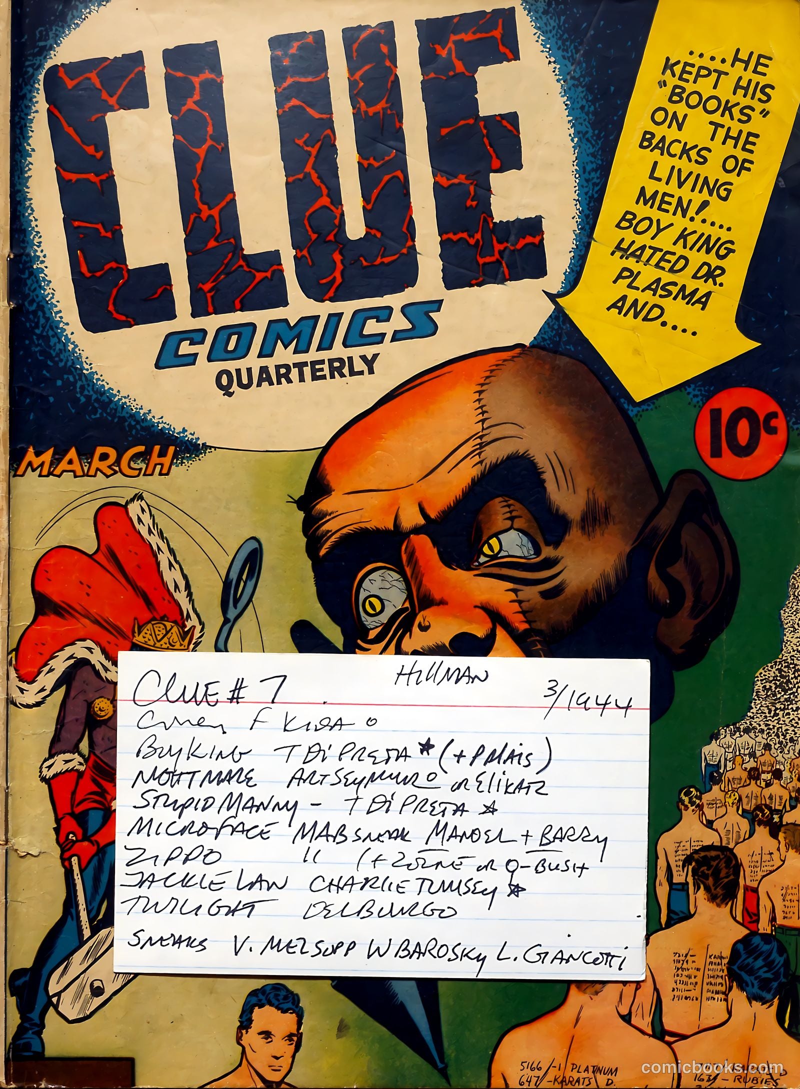 Clue Comics #7 (1944) — page 69 of 69