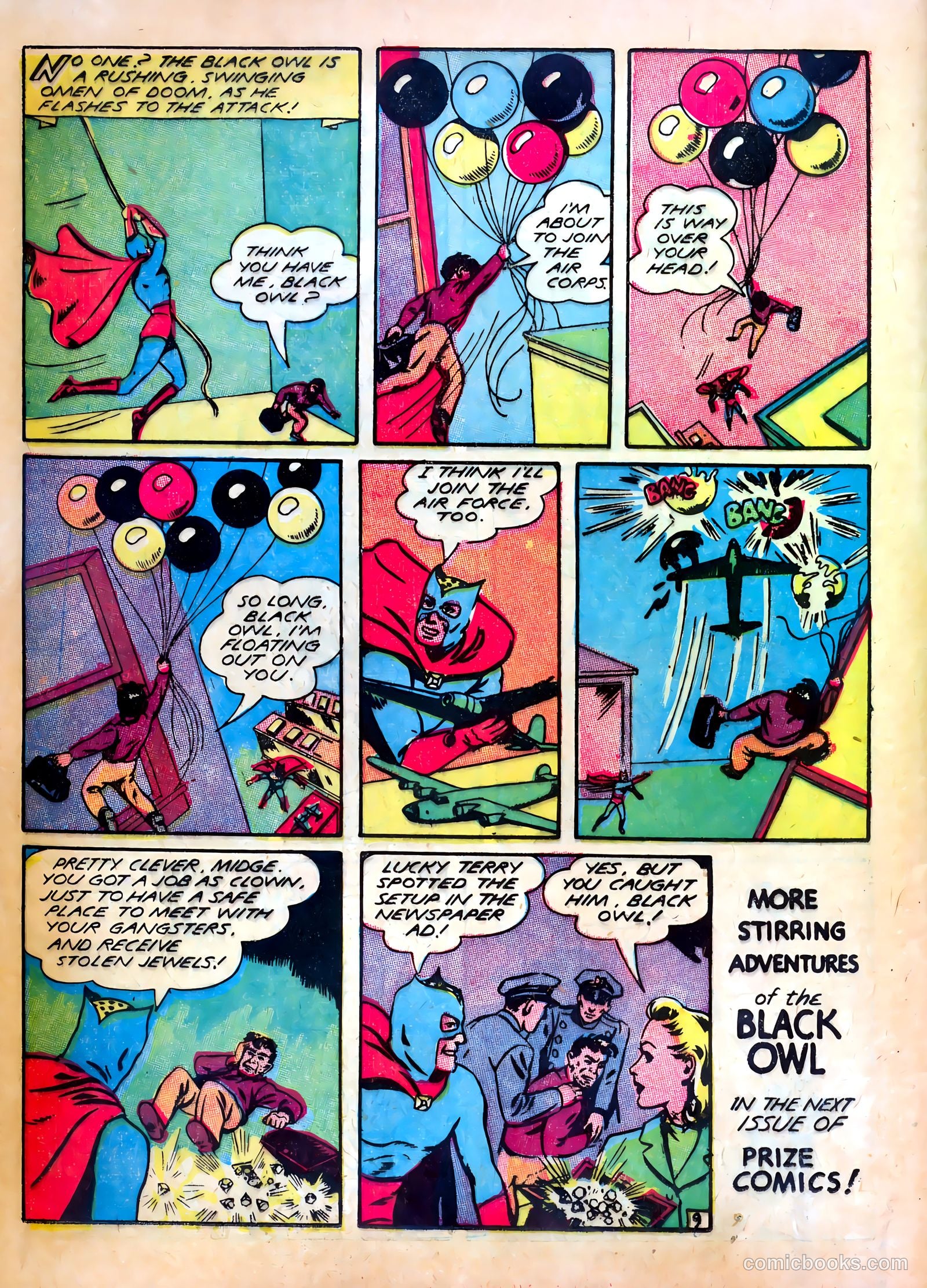 Prize Comics #32 (1940) — page 60 of 62