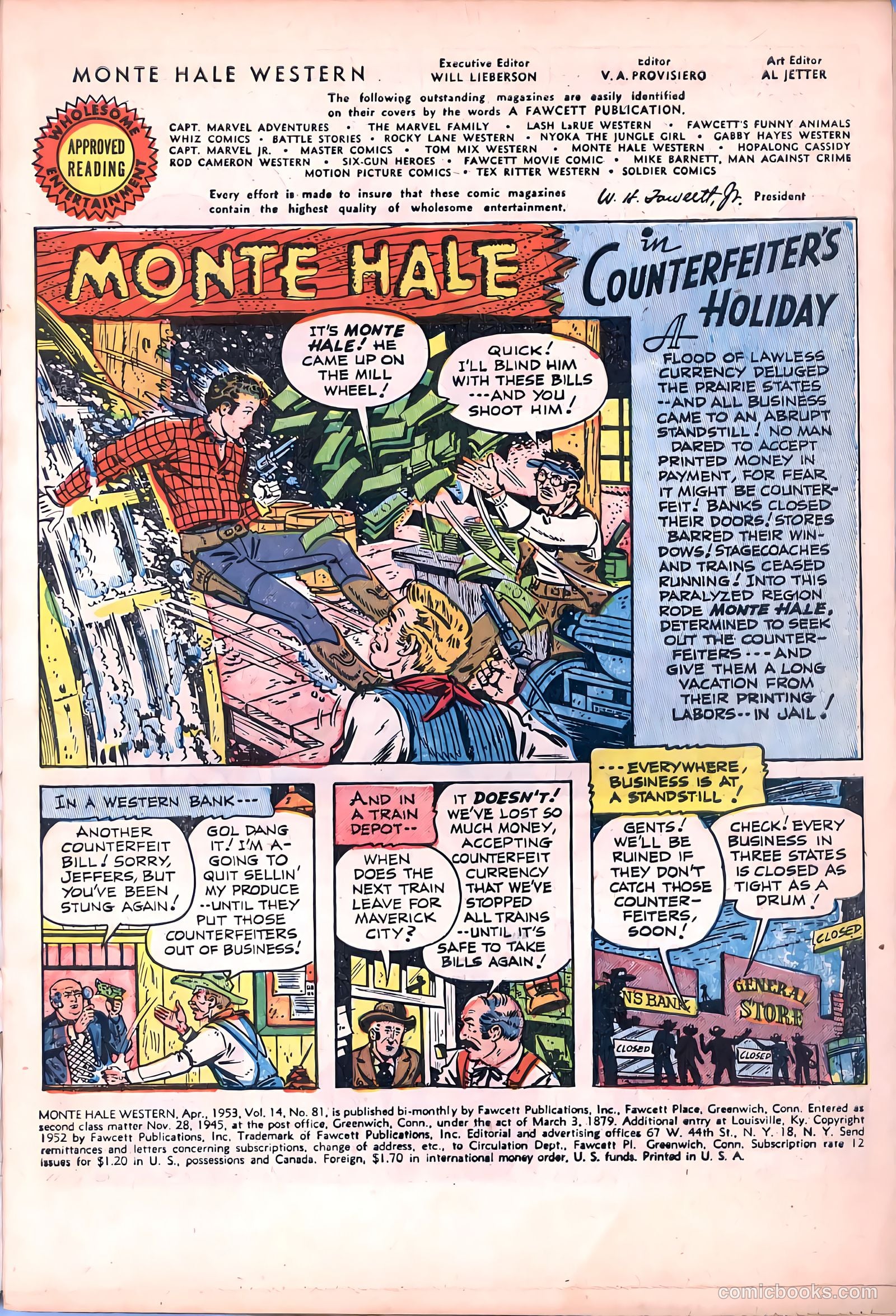 Monte Hale Western #81 (1953, L. Miller & Son) — page 3 of 36