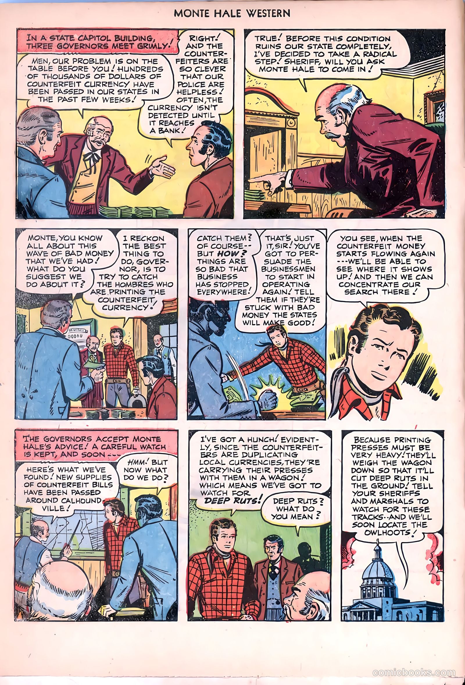 Monte Hale Western #81 (1953, L. Miller & Son) — page 4 of 36