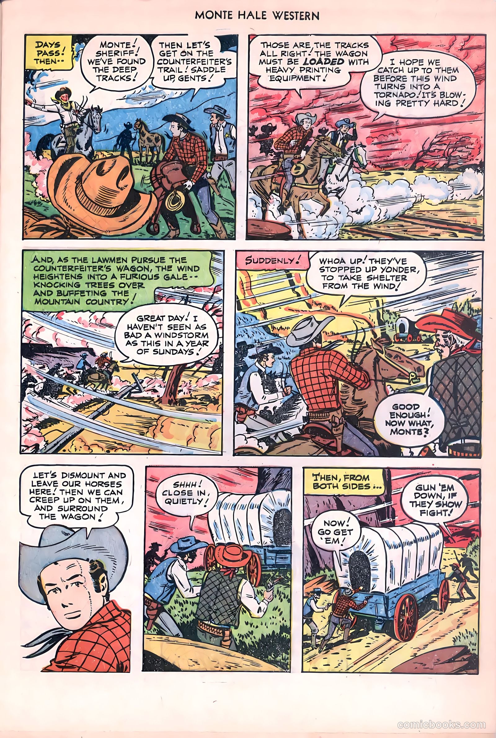 Monte Hale Western #81 (1953, L. Miller & Son) — page 5 of 36