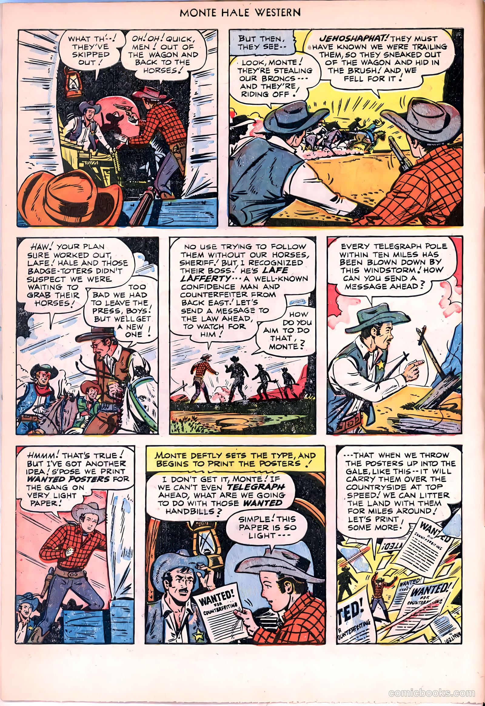 Monte Hale Western #81 (1953, L. Miller & Son) — page 6 of 36