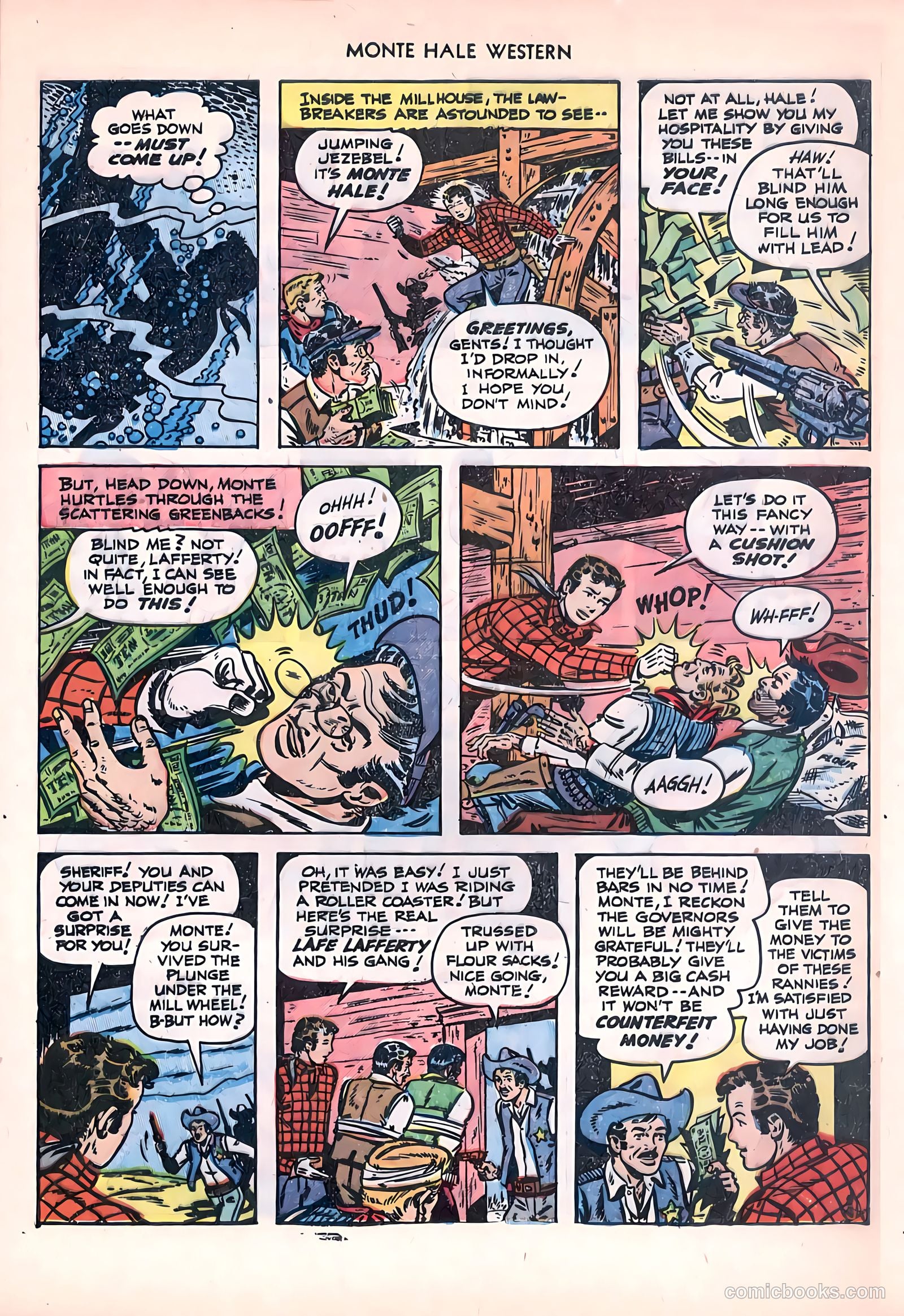 Monte Hale Western #81 (1953, L. Miller & Son) — page 9 of 36