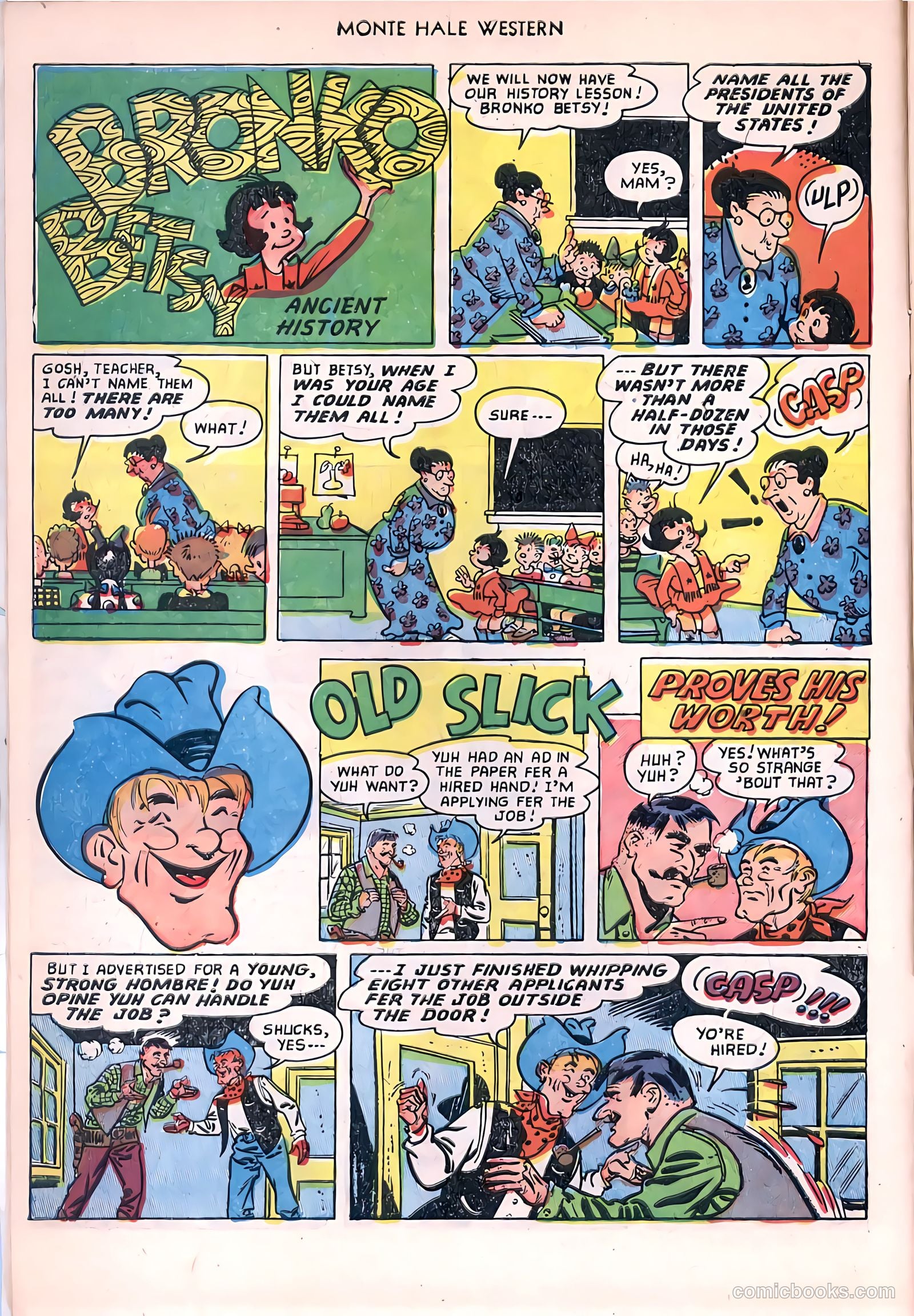 Monte Hale Western #81 (1953, L. Miller & Son) — page 10 of 36
