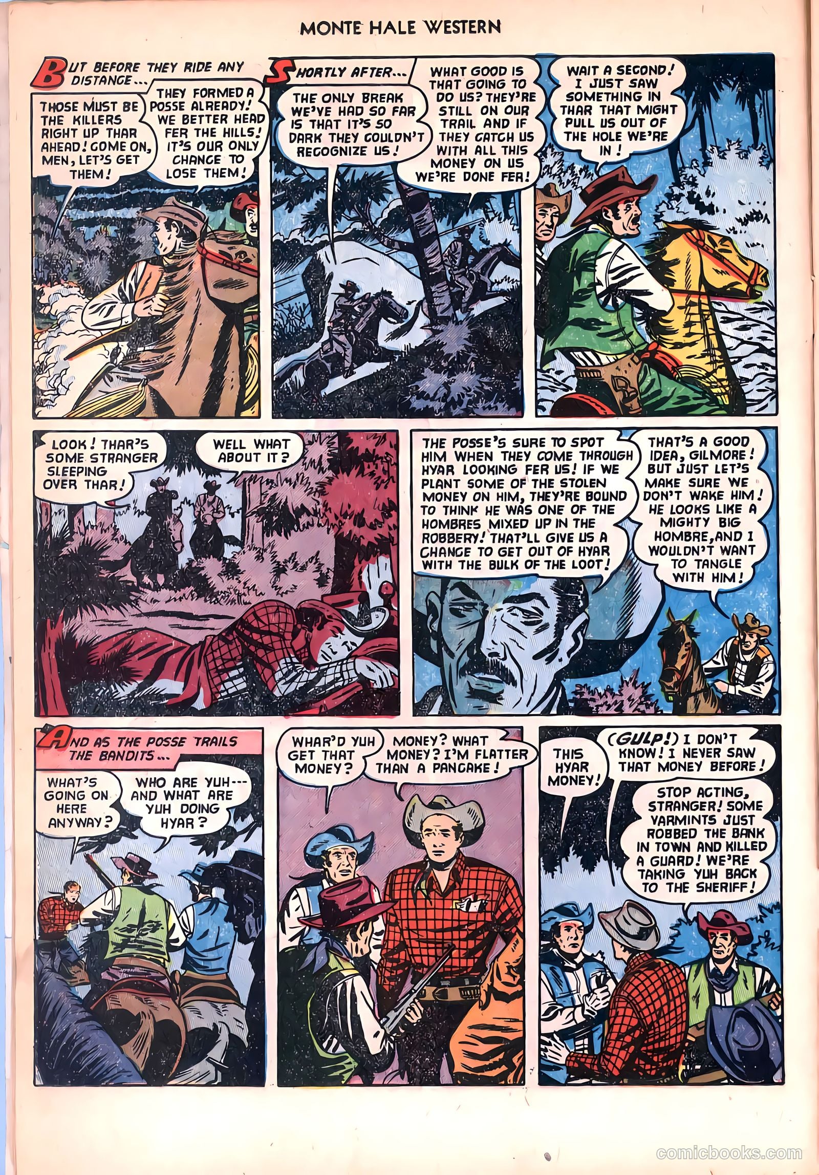 Monte Hale Western #81 (1953, L. Miller & Son) — page 12 of 36