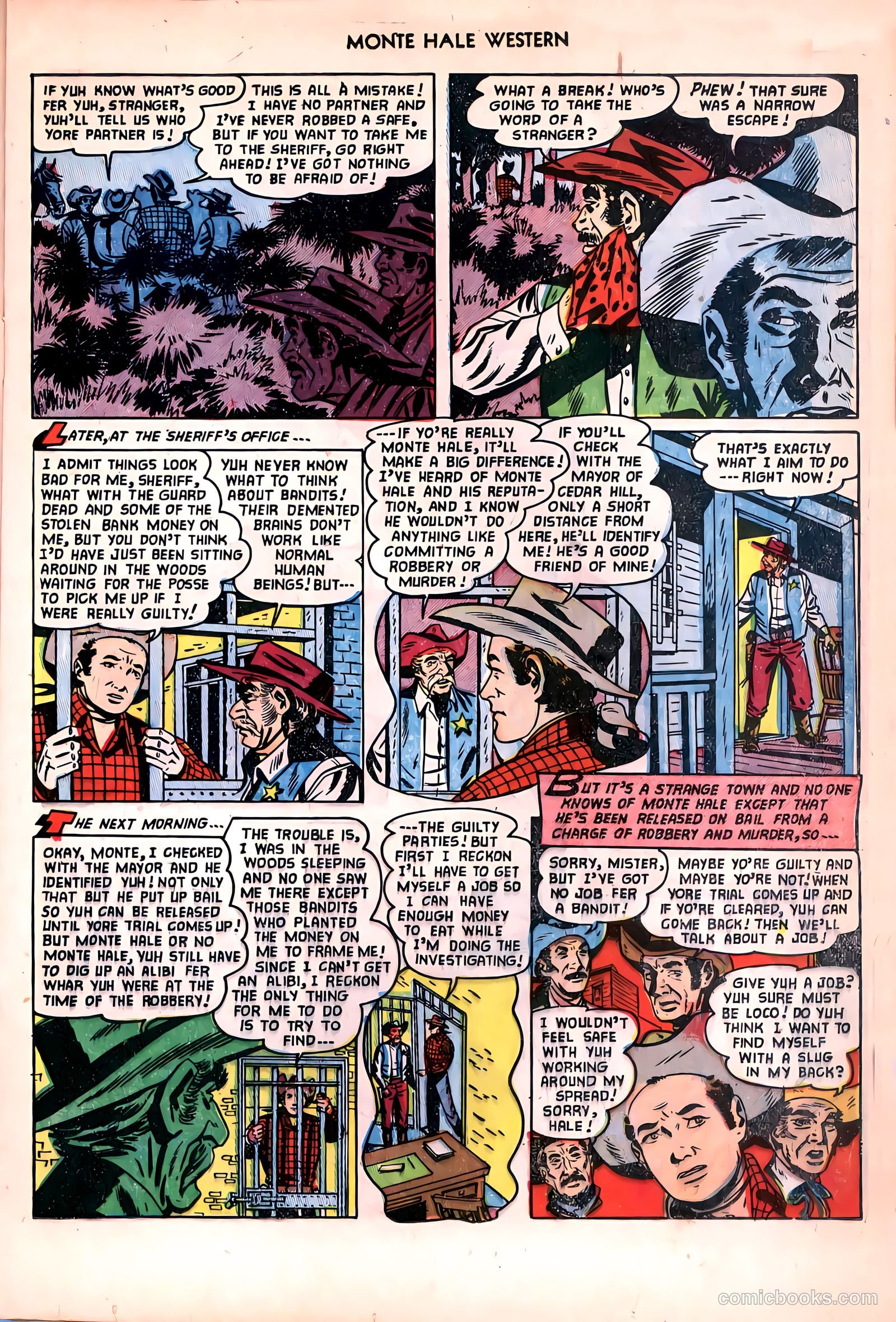 Monte Hale Western #81 (1953, L. Miller & Son) — page 13 of 36