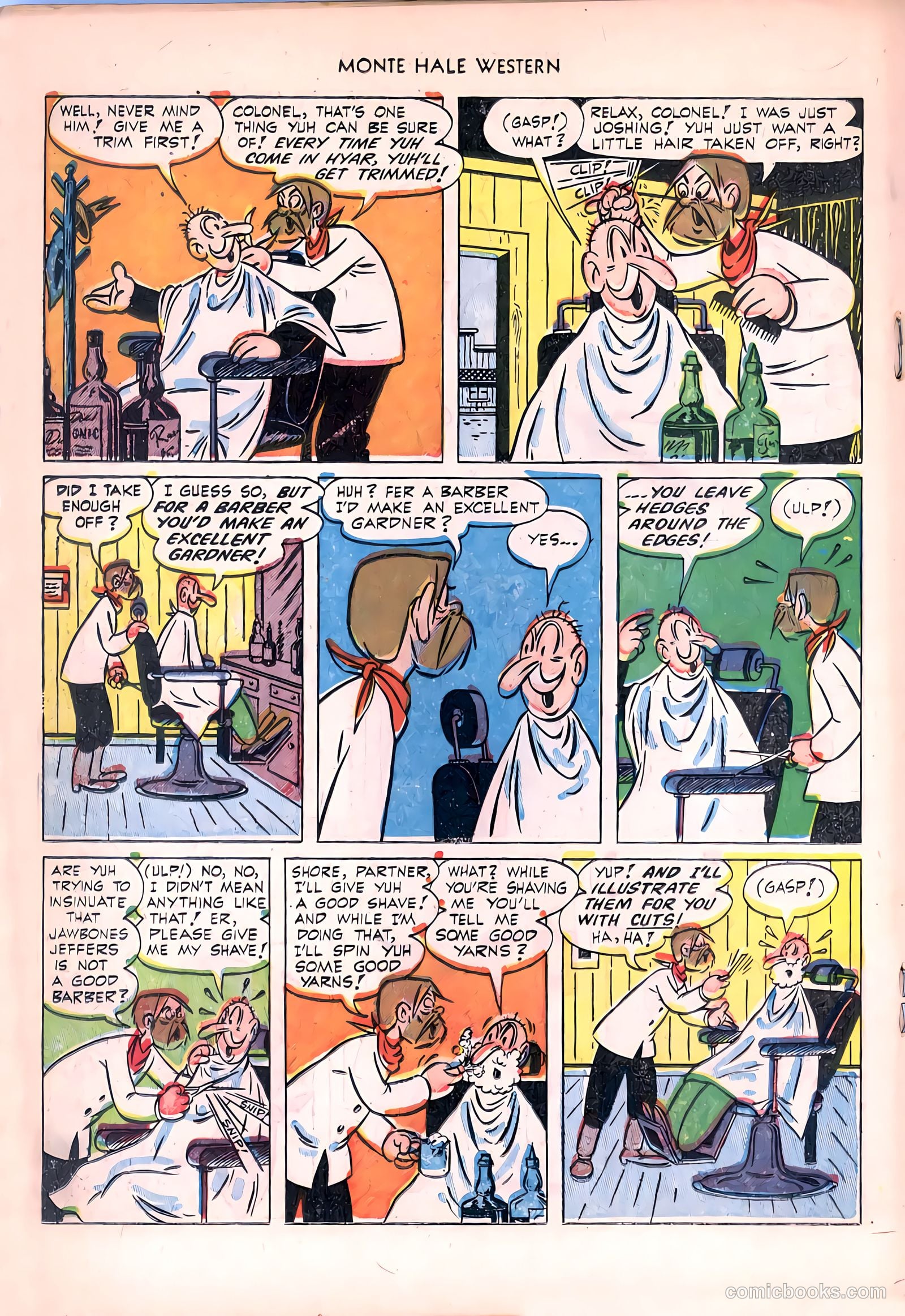 Monte Hale Western #81 (1953, L. Miller & Son) — page 18 of 36