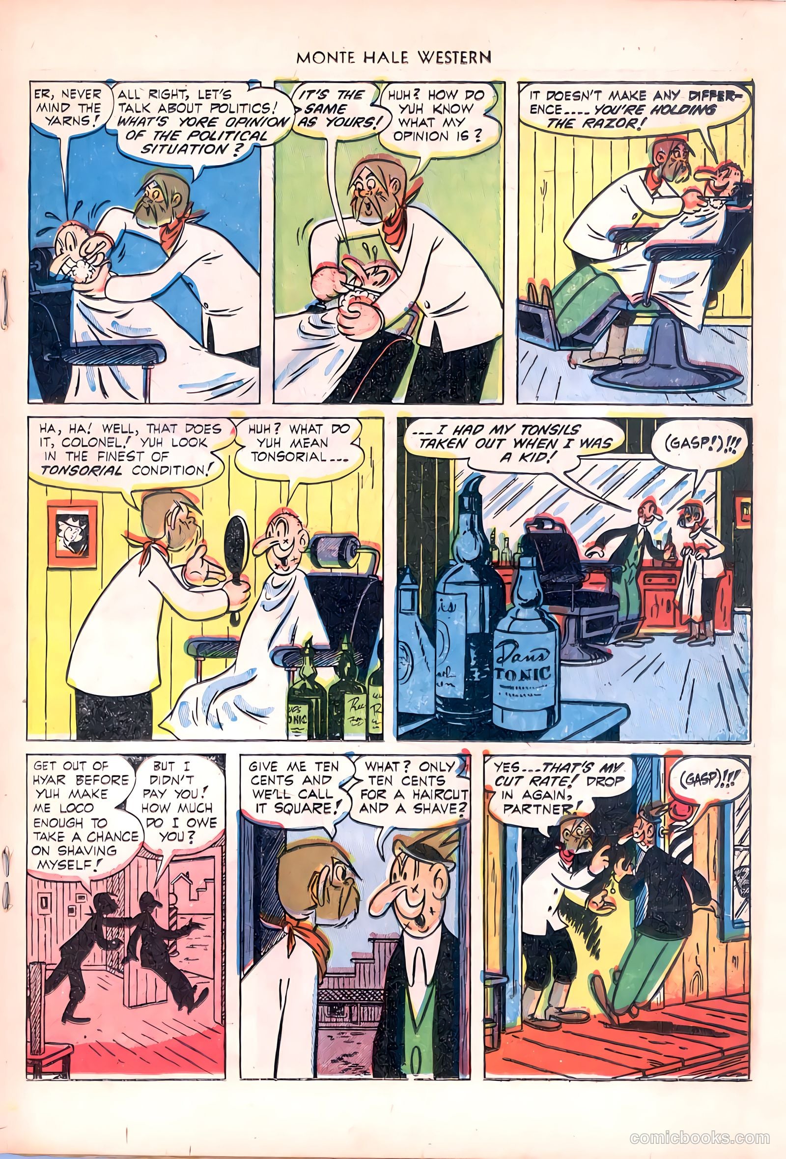 Monte Hale Western #81 (1953, L. Miller & Son) — page 19 of 36