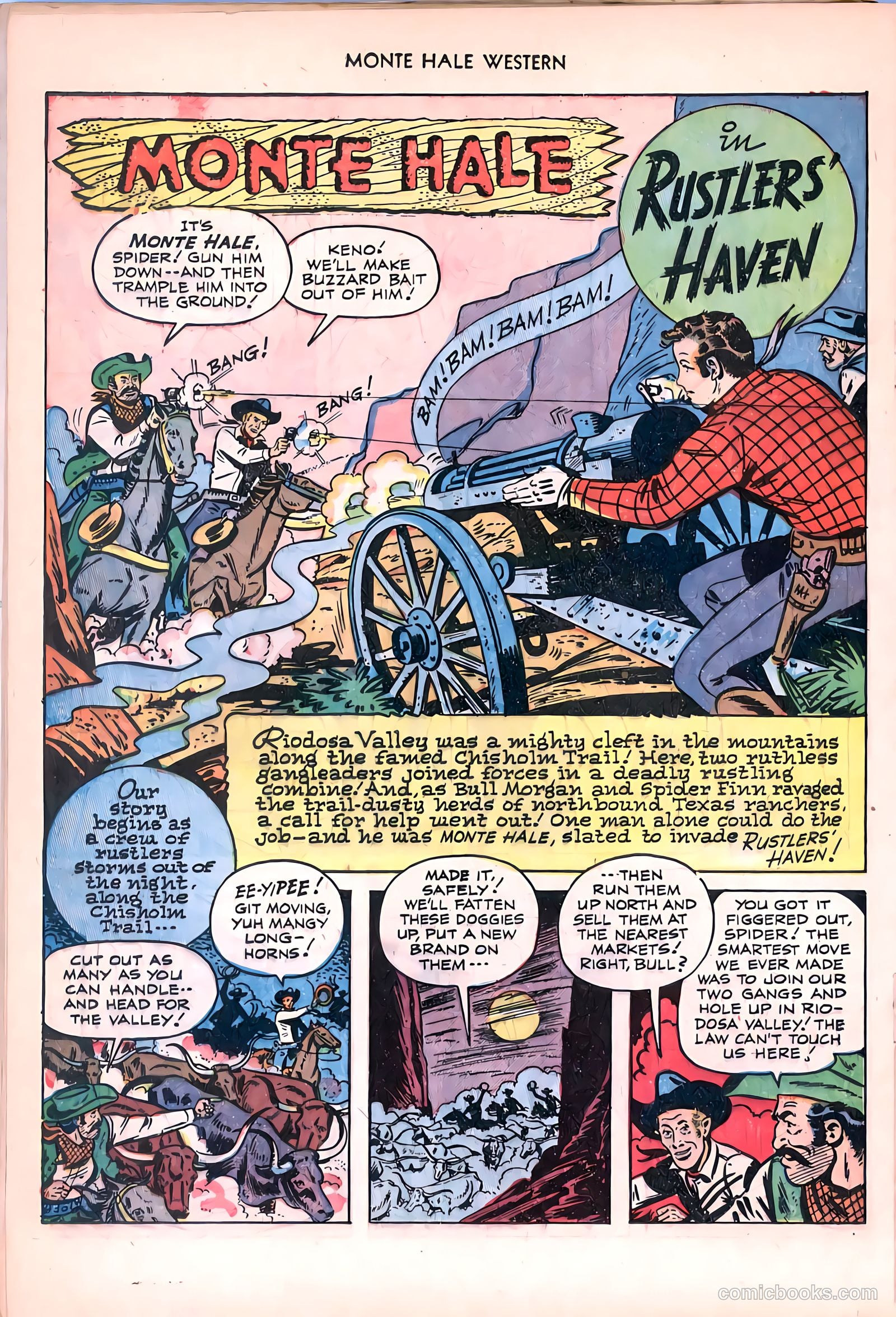 Monte Hale Western #81 (1953, L. Miller & Son) — page 20 of 36