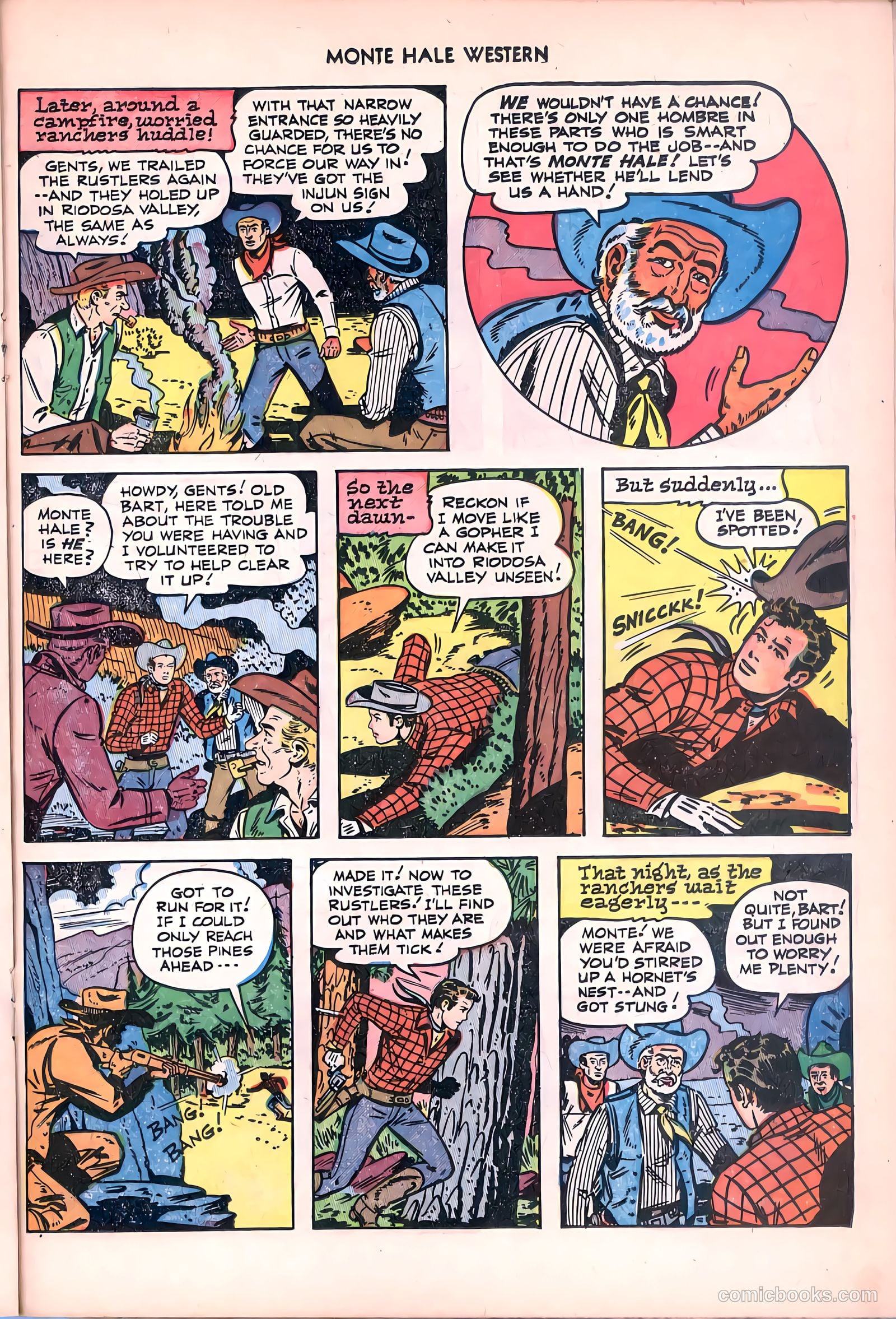 Monte Hale Western #81 (1953, L. Miller & Son) — page 21 of 36