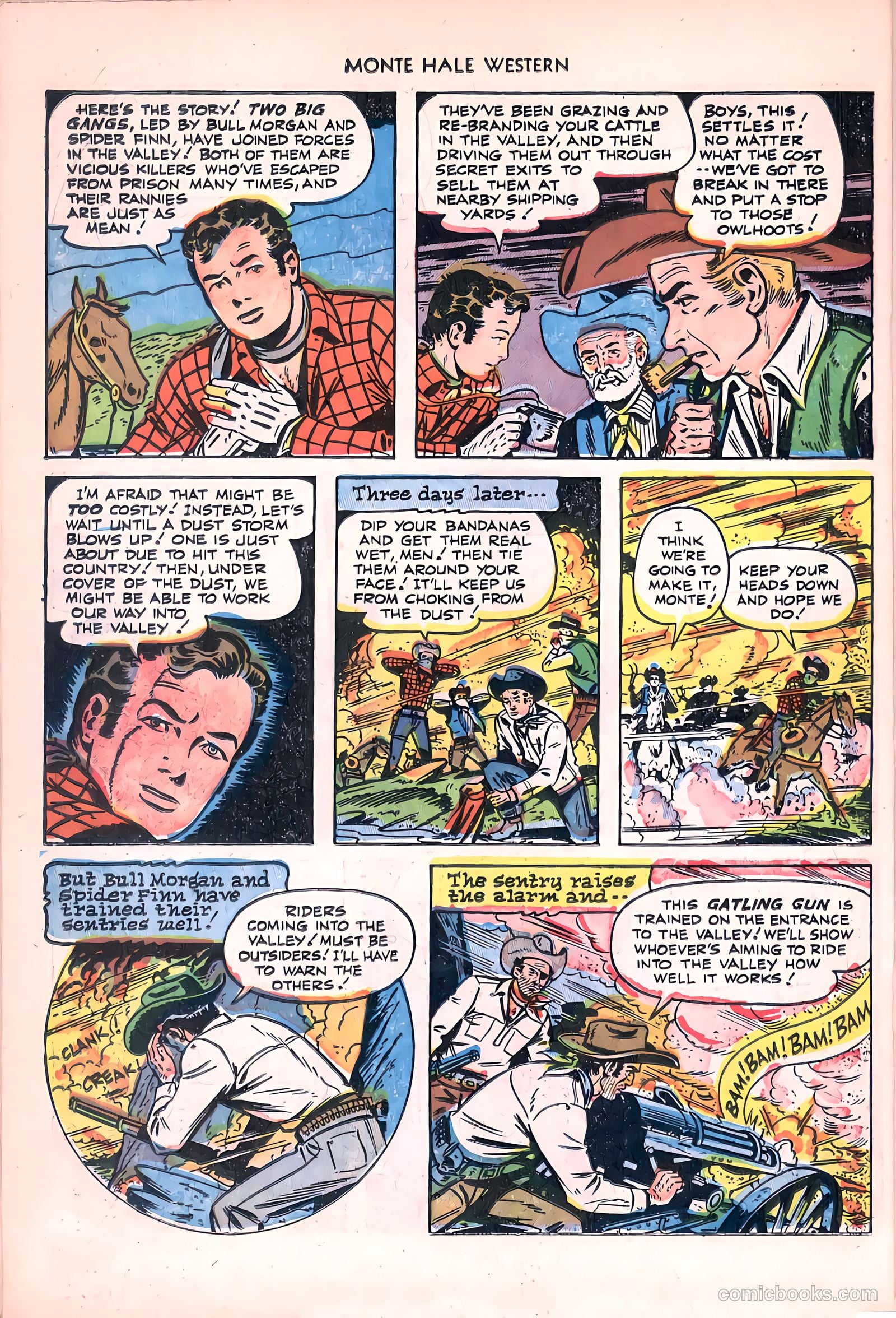 Monte Hale Western #81 (1953, L. Miller & Son) — page 22 of 36