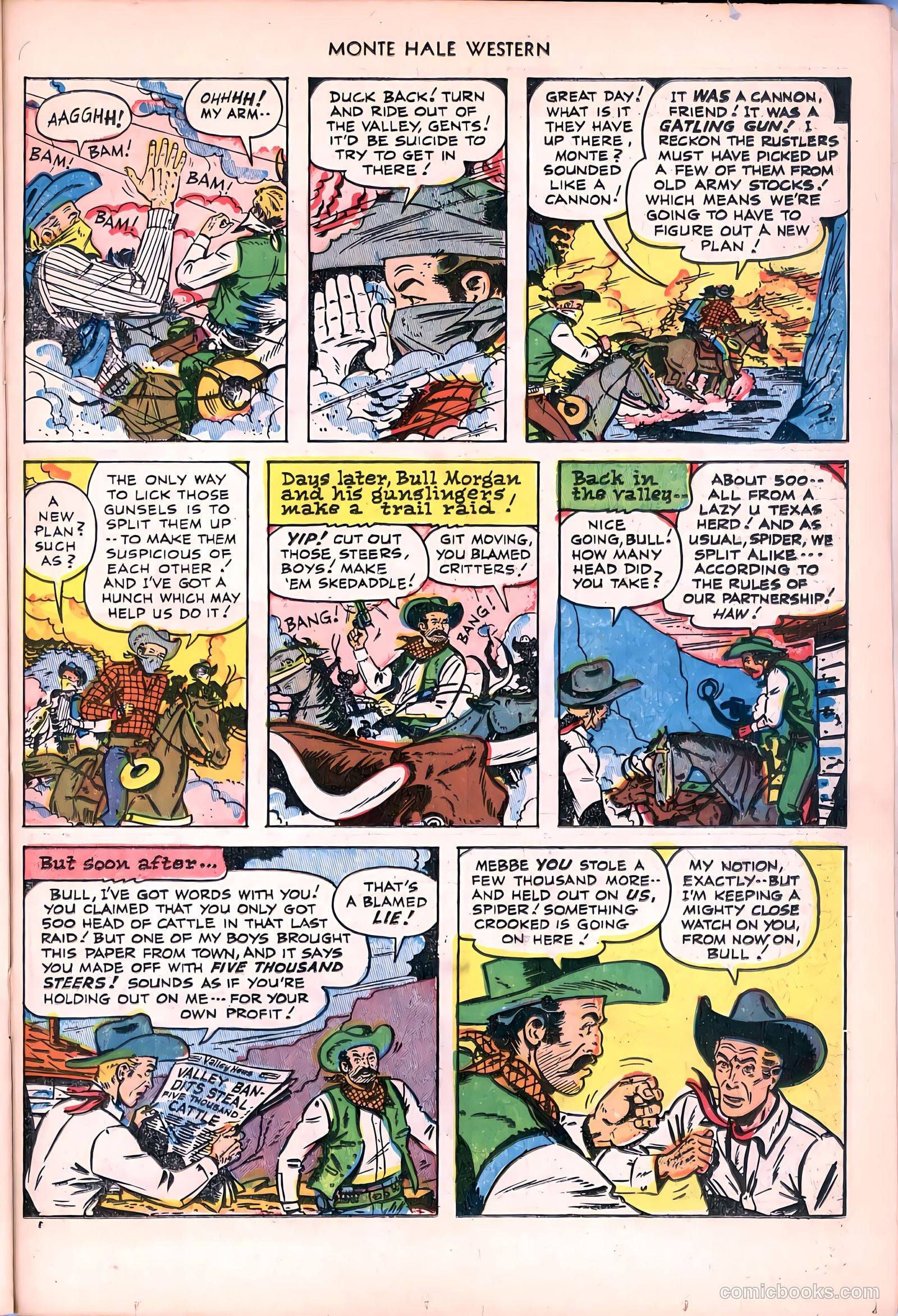 Monte Hale Western #81 (1953, L. Miller & Son) — page 23 of 36