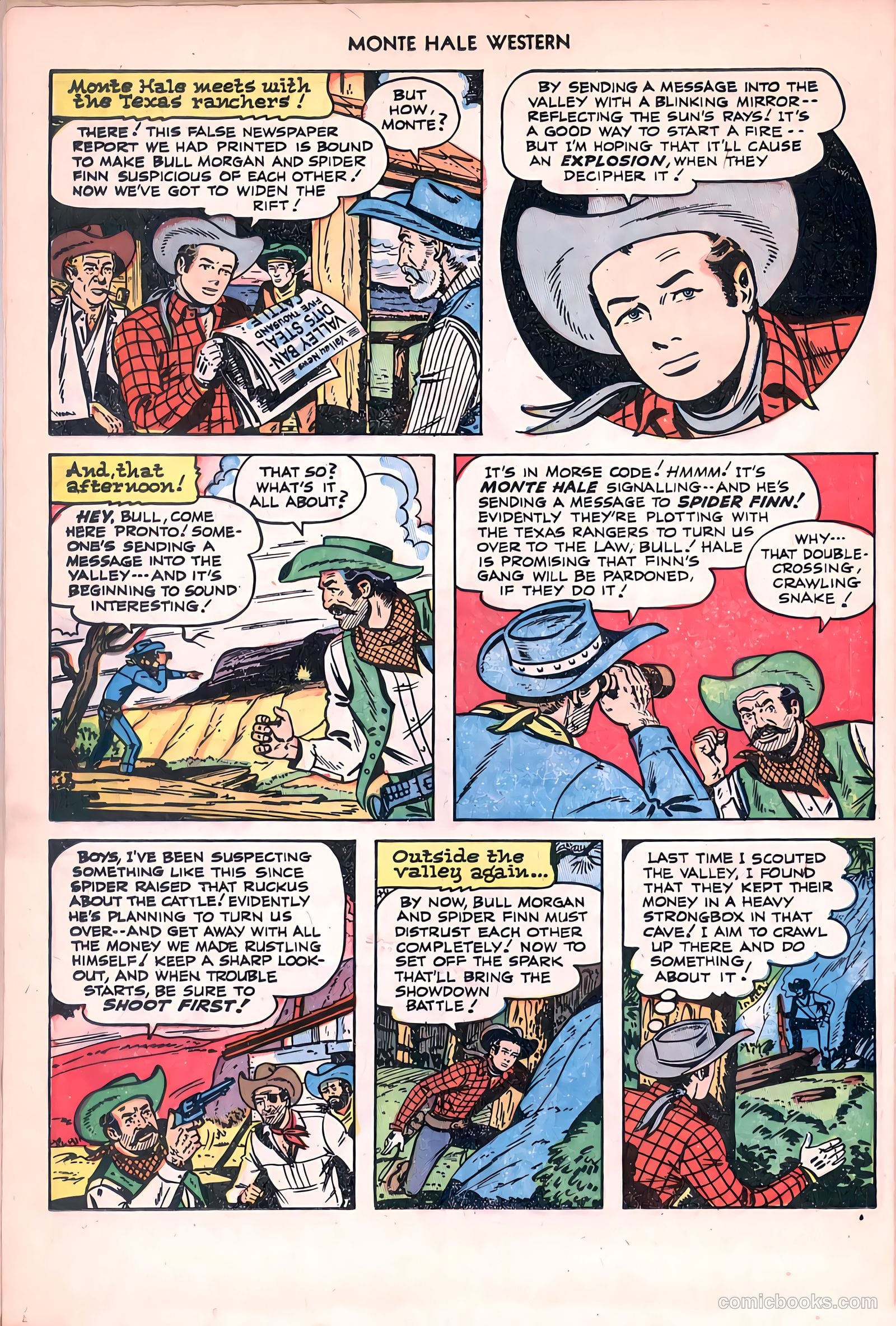 Monte Hale Western #81 (1953, L. Miller & Son) — page 24 of 36