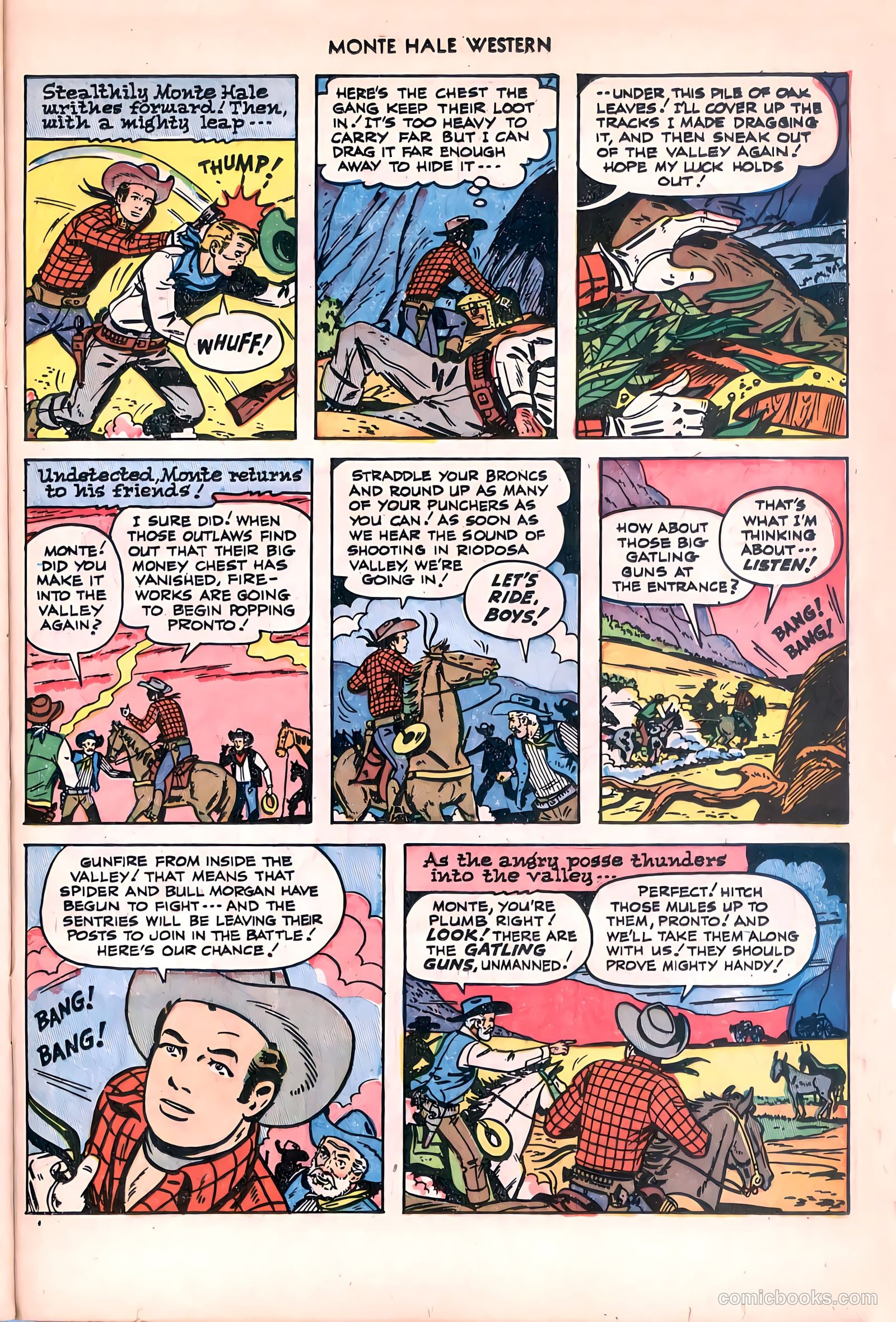 Monte Hale Western #81 (1953, L. Miller & Son) — page 25 of 36