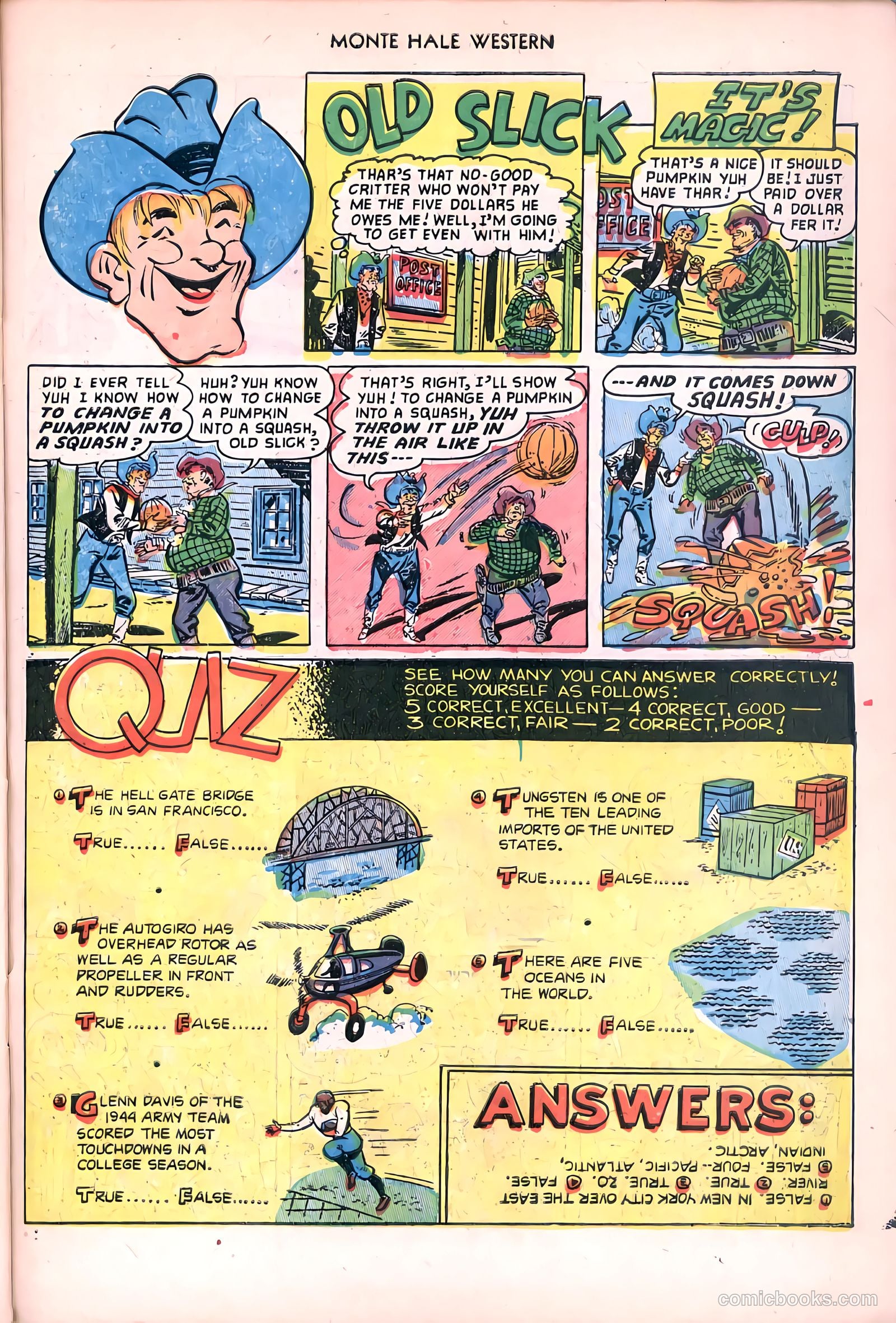 Monte Hale Western #81 (1953, L. Miller & Son) — page 27 of 36