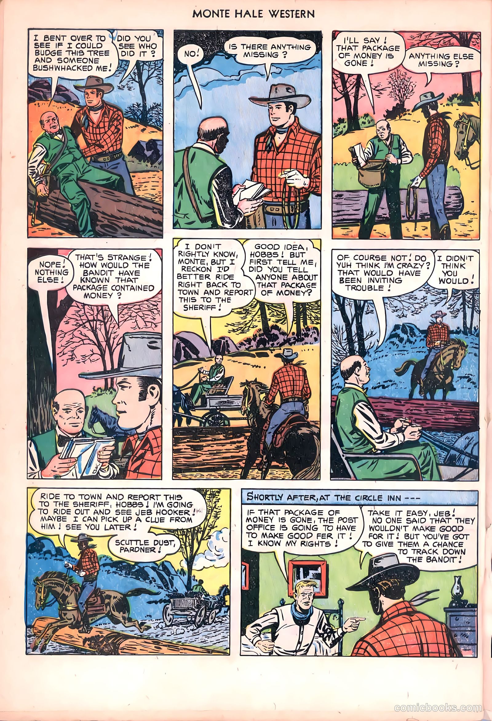Monte Hale Western #81 (1953, L. Miller & Son) — page 32 of 36