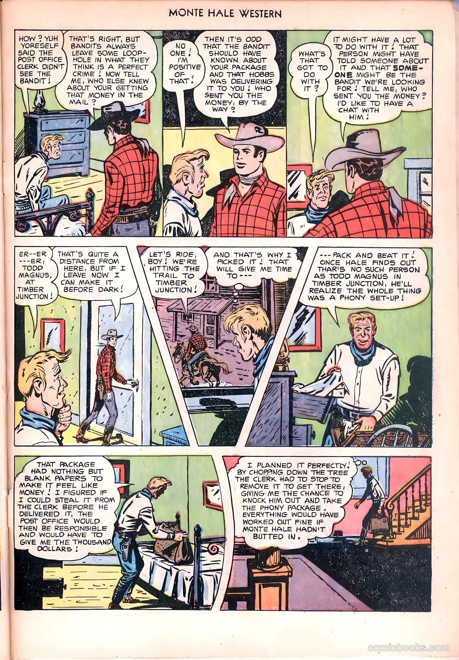Monte Hale Western #81 (1953, L. Miller & Son) — page 33 of 36