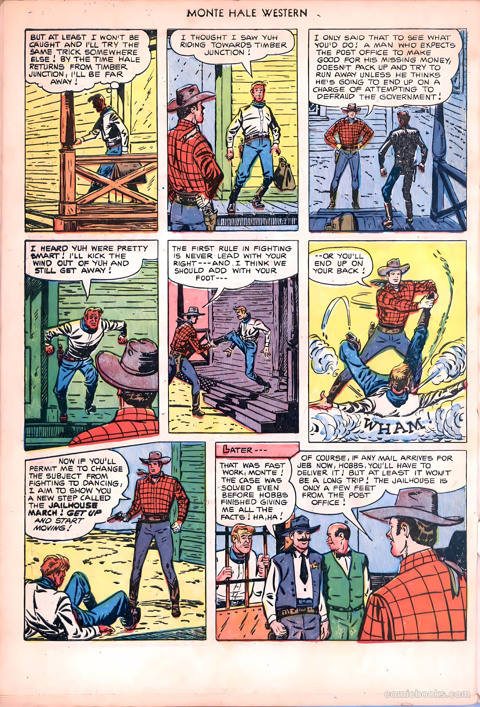 Monte Hale Western #81 (1953, L. Miller & Son) — page 34 of 36