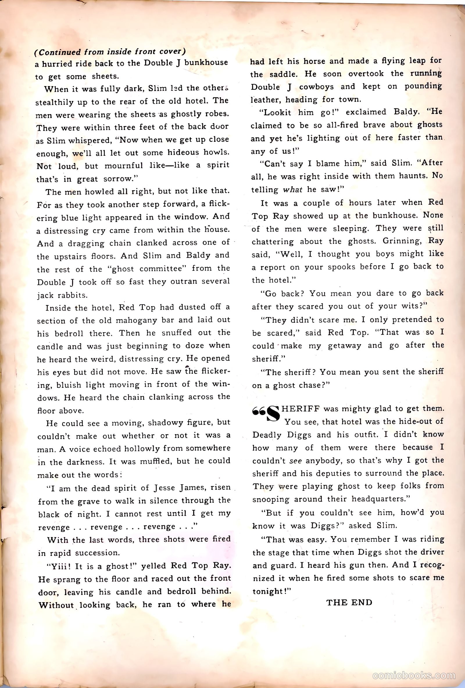 Monte Hale Western #81 (1953, L. Miller & Son) — page 35 of 36
