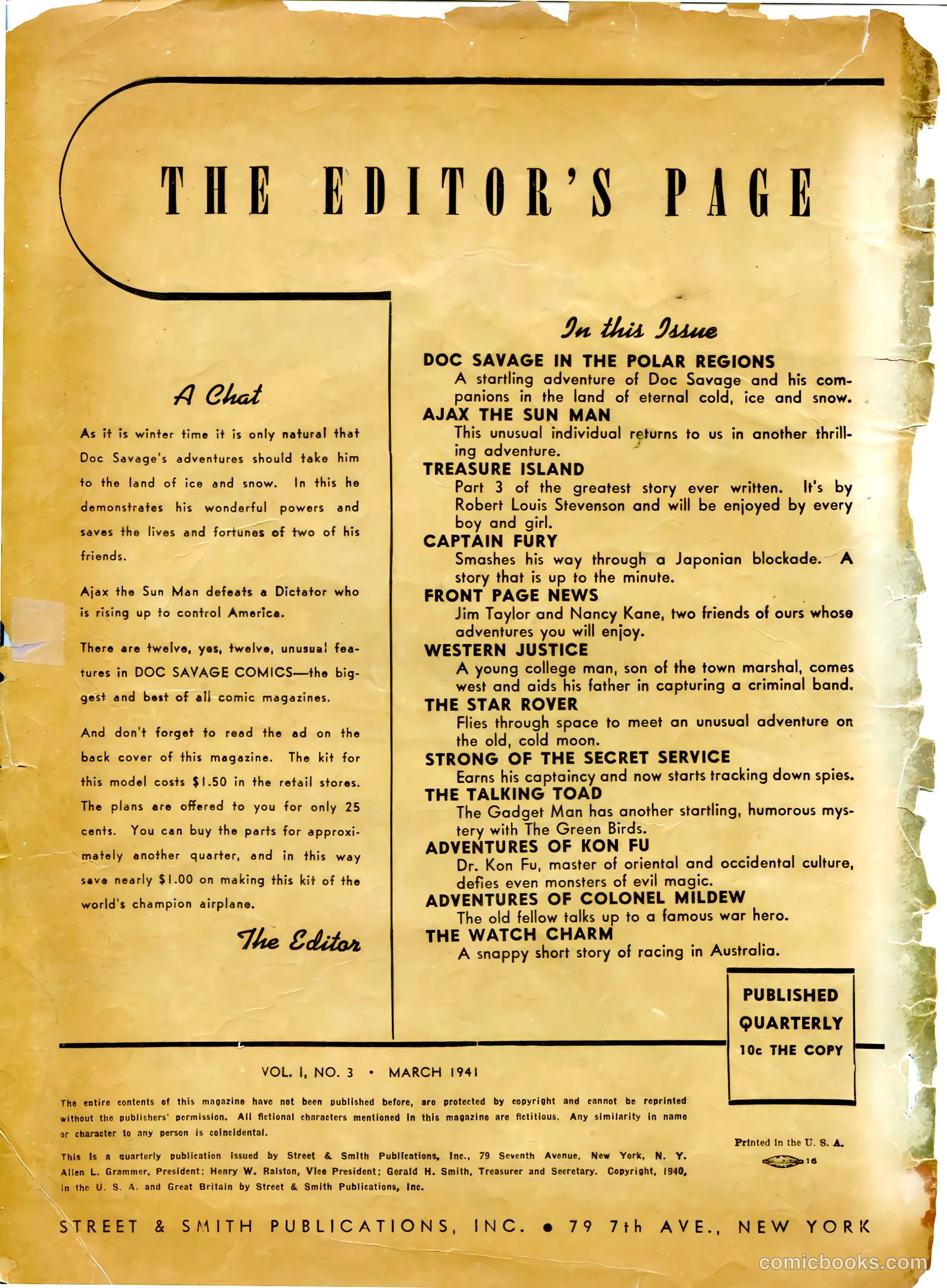 Doc Savage Comics #? (1940) — page 2