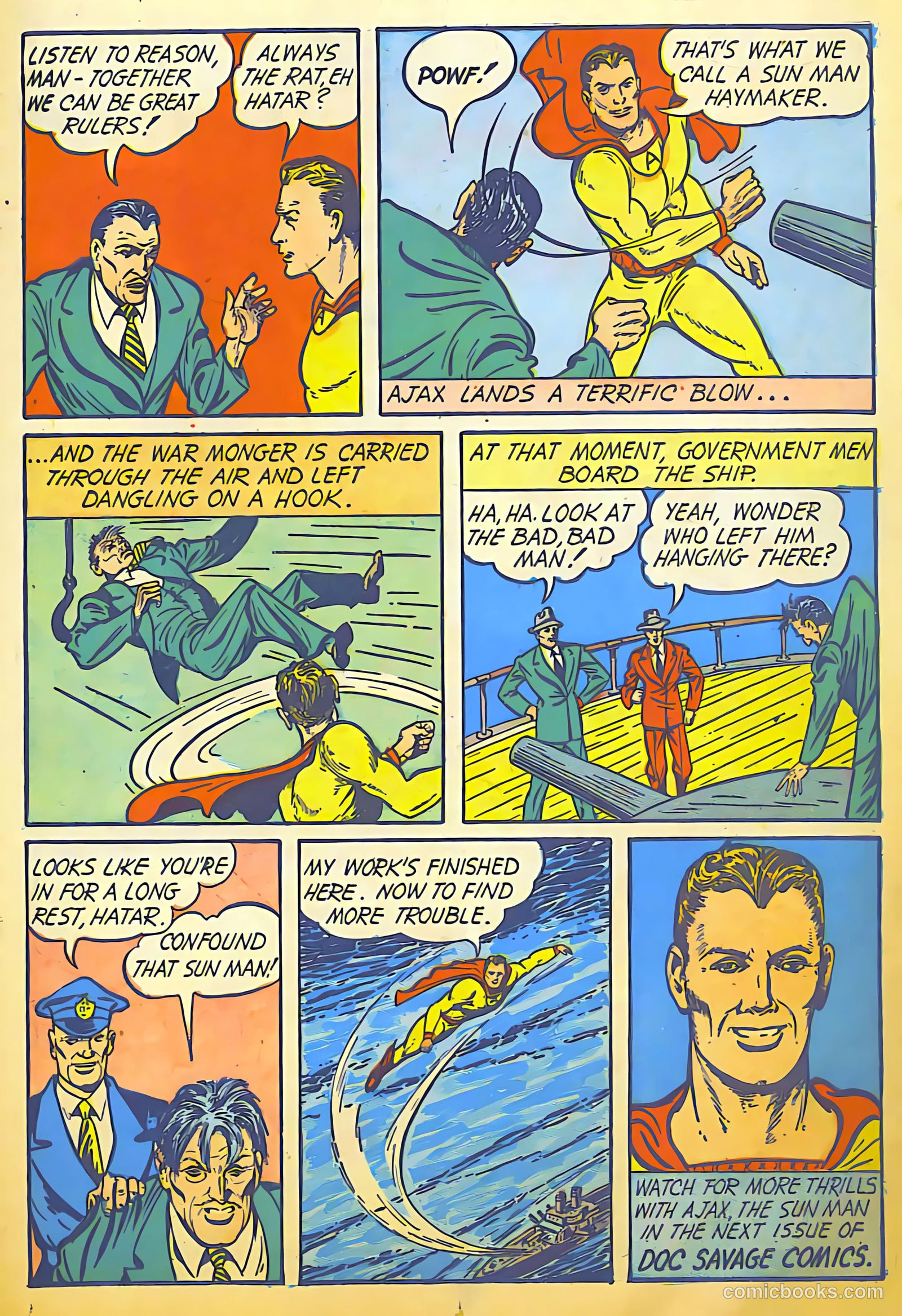 Doc Savage Comics #? (1940) — page 19
