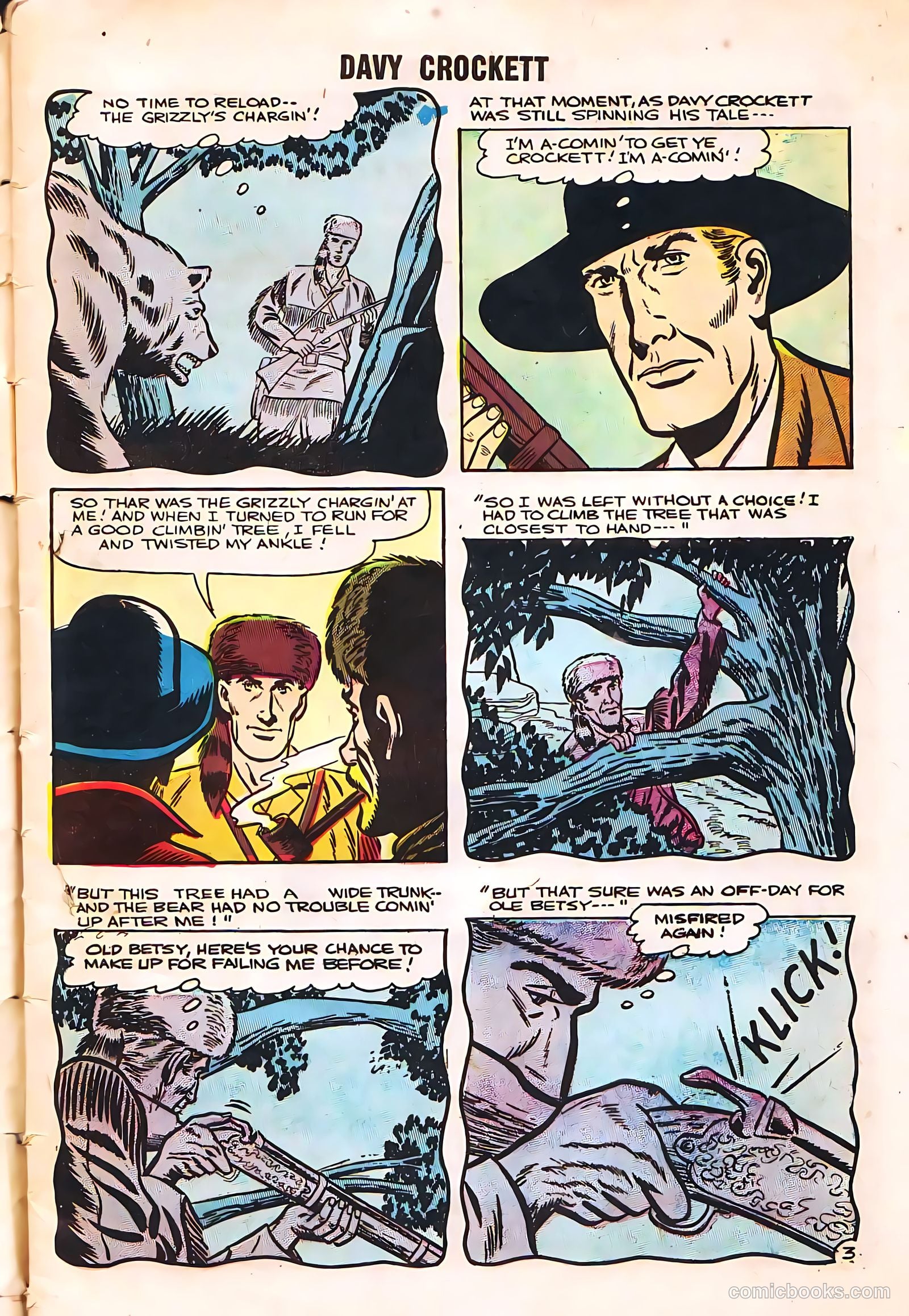 Davy Crockett #7 (1956, H. Smith Publishers) — page 5 of 36