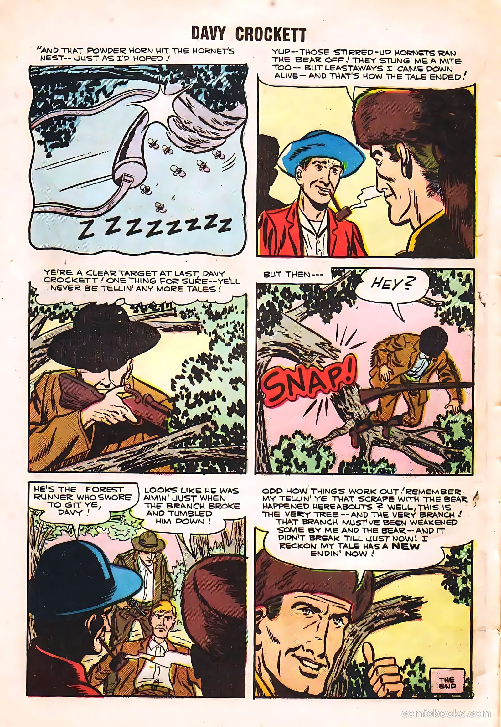 Davy Crockett #7 (1956, H. Smith Publishers) — page 8 of 36