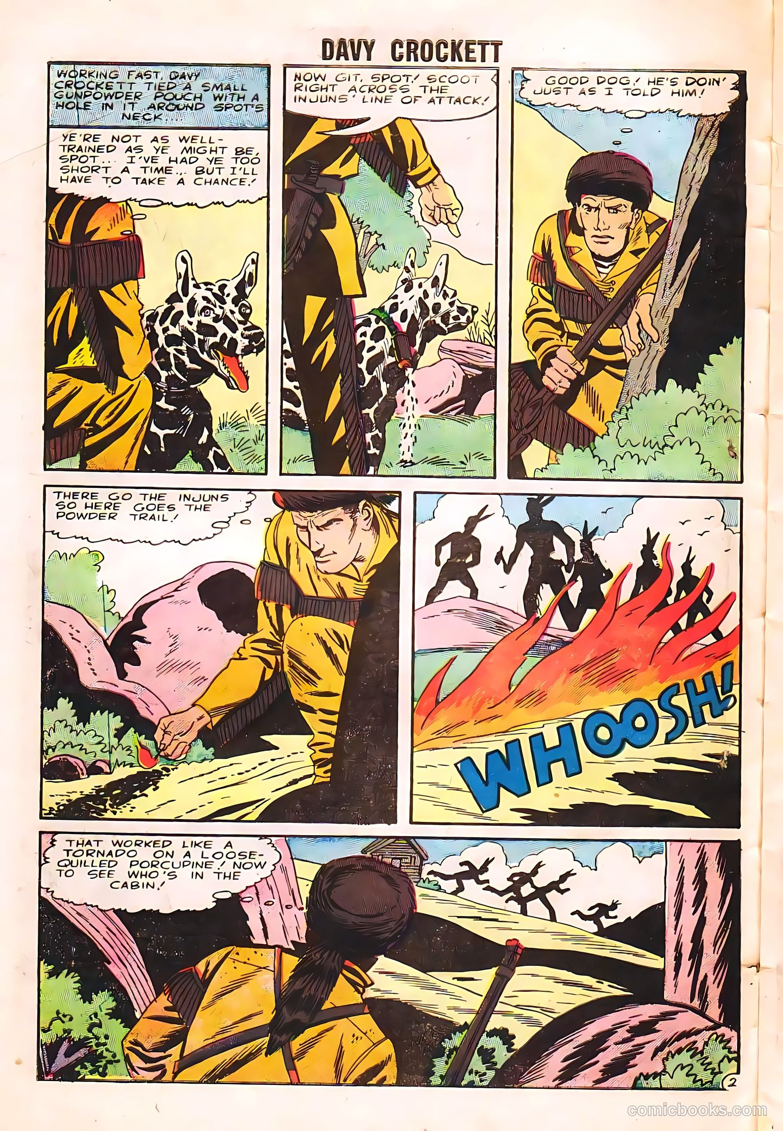 Davy Crockett #7 (1956, H. Smith Publishers) — page 10 of 36