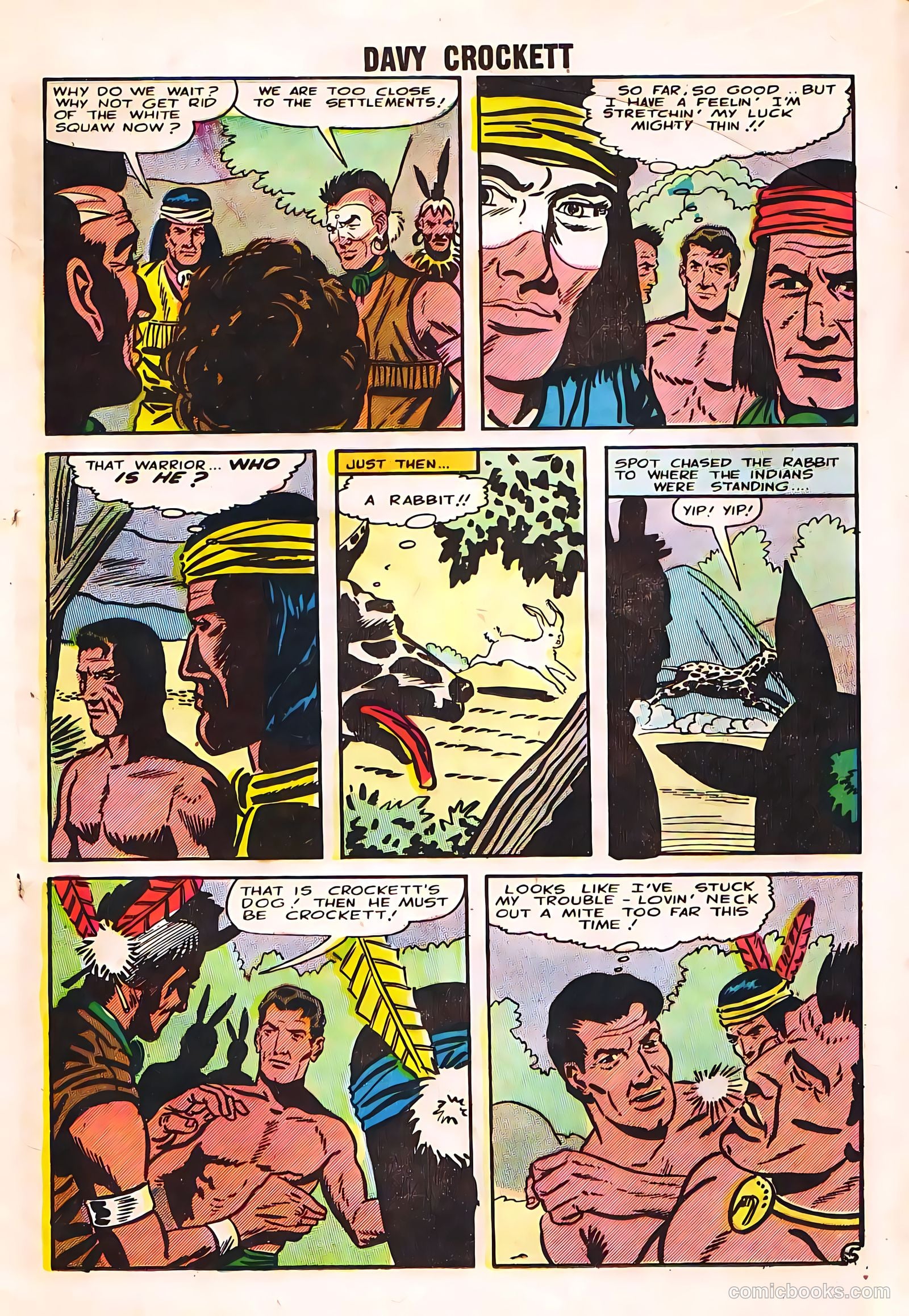 Davy Crockett #7 (1956, H. Smith Publishers) — page 13 of 36