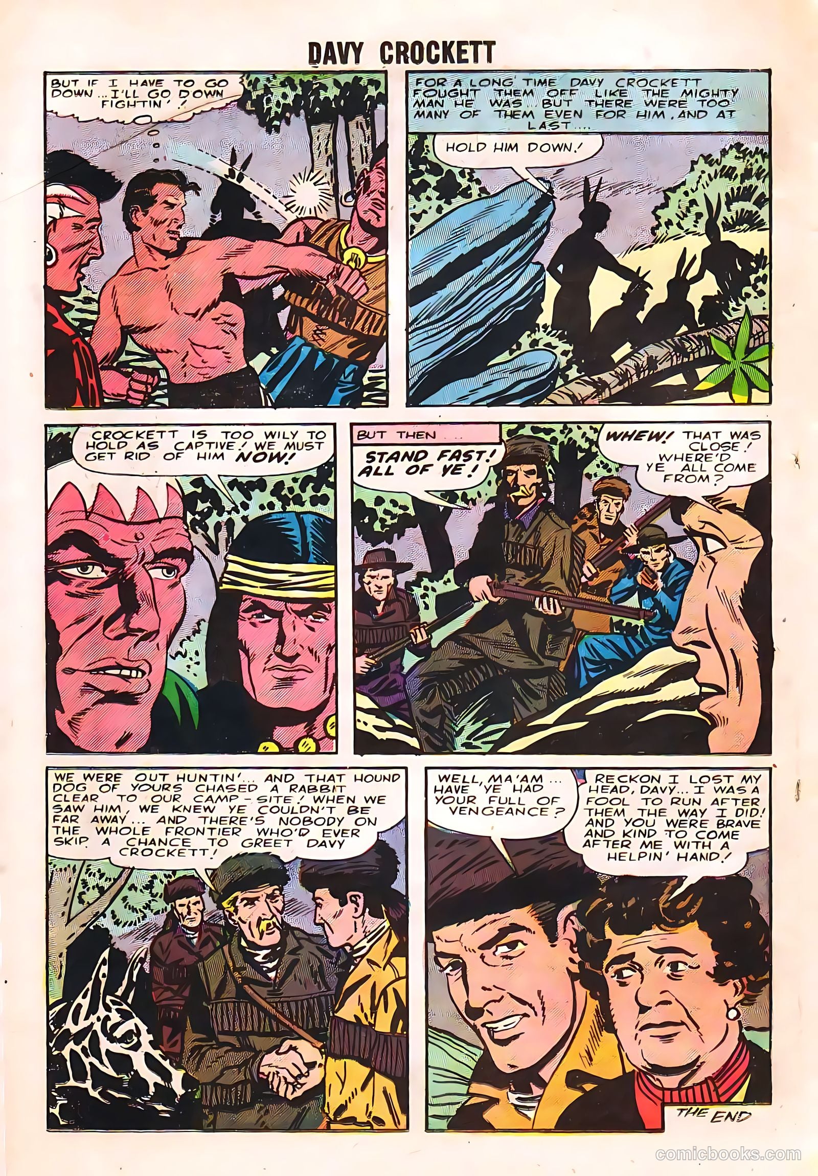 Davy Crockett #7 (1956, H. Smith Publishers) — page 14 of 36