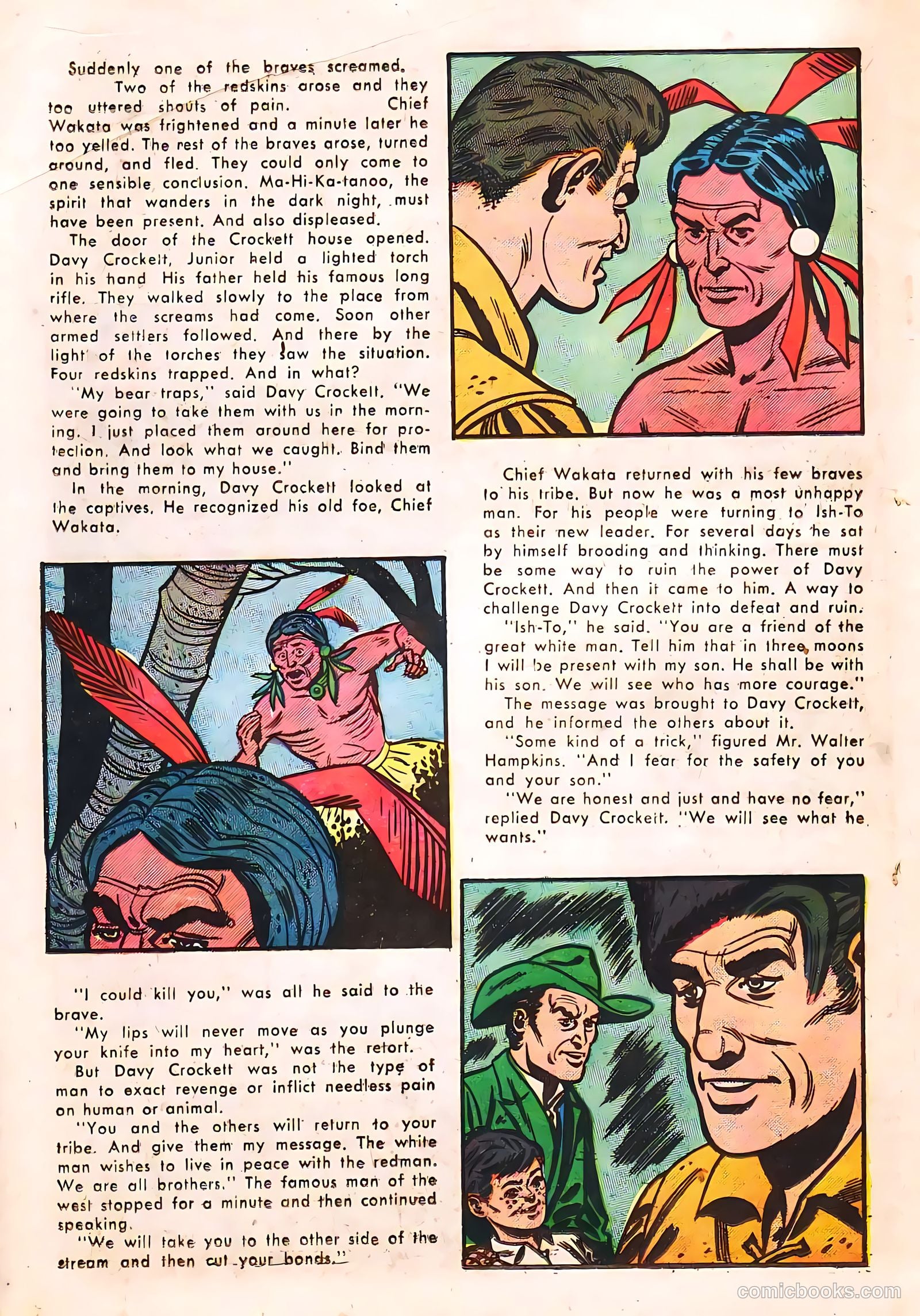 Davy Crockett #7 (1956, H. Smith Publishers) — page 18 of 36