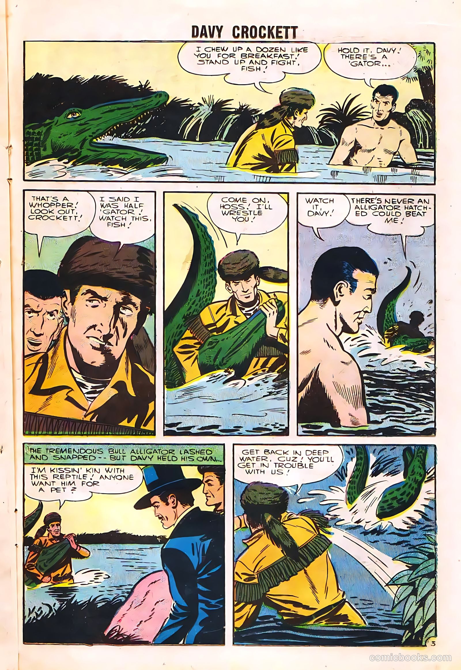 Davy Crockett #7 (1956, H. Smith Publishers) — page 23 of 36