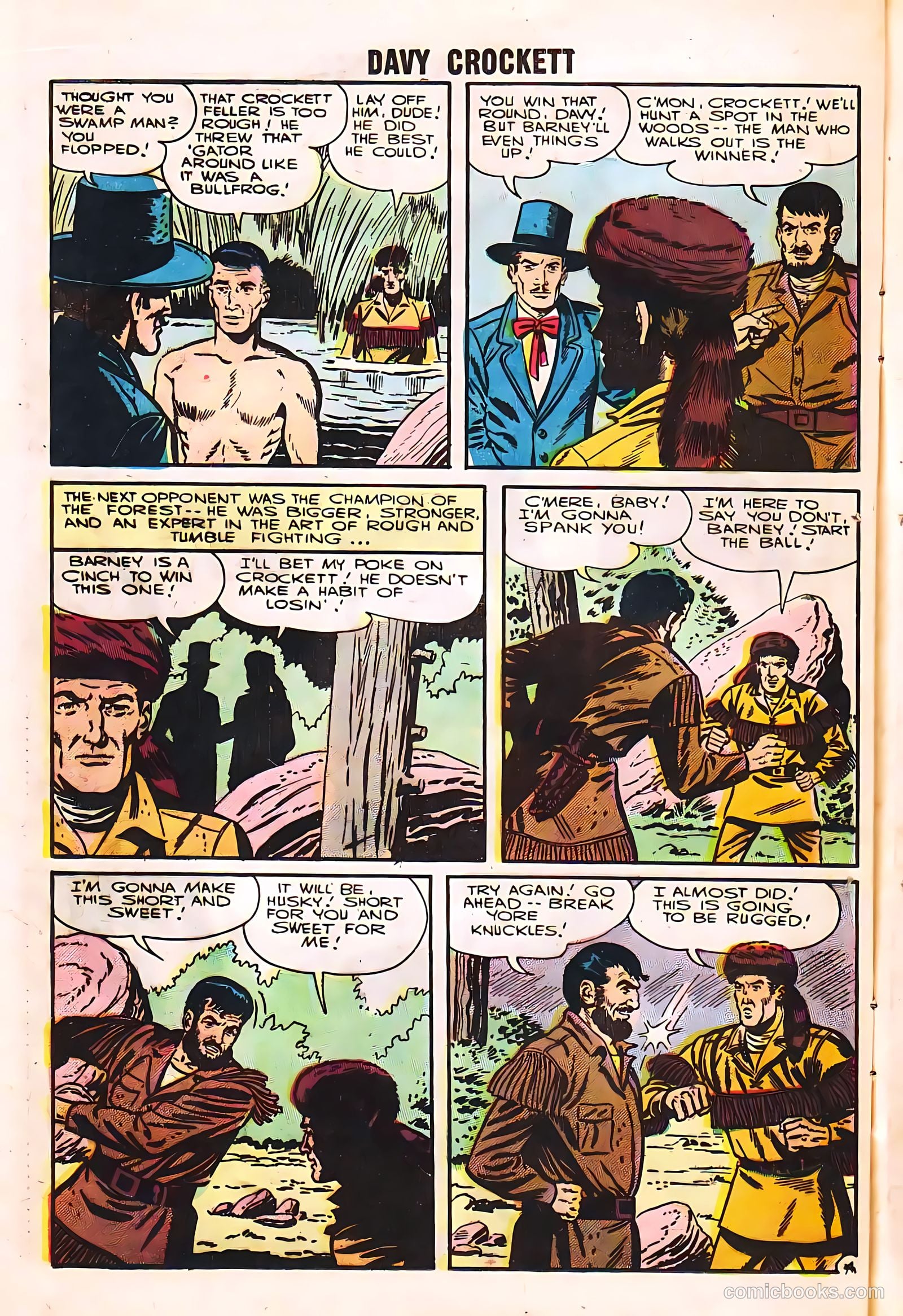 Davy Crockett #7 (1956, H. Smith Publishers) — page 24 of 36