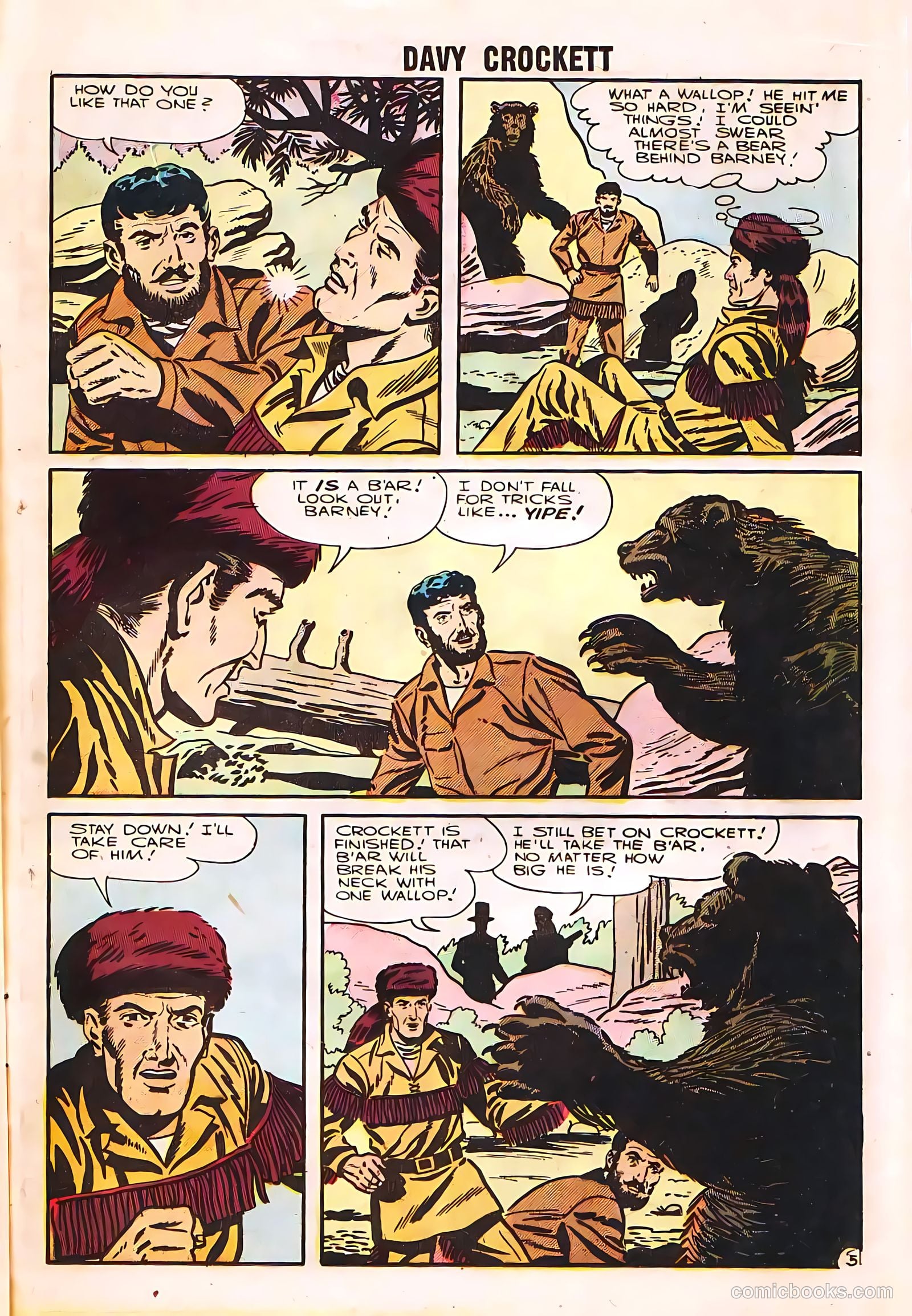 Davy Crockett #7 (1956, H. Smith Publishers) — page 25 of 36