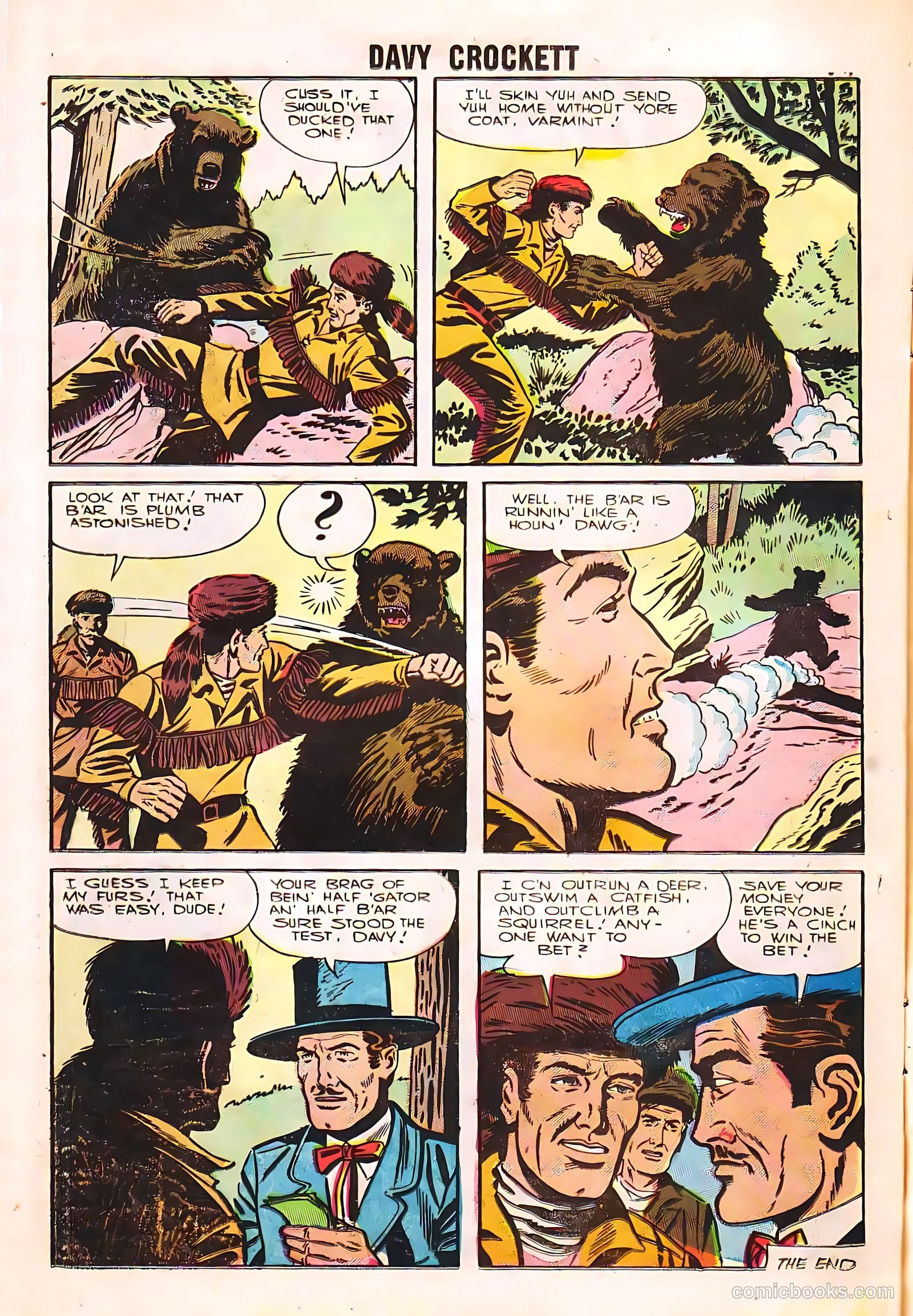 Davy Crockett #7 (1956, H. Smith Publishers) — page 26 of 36