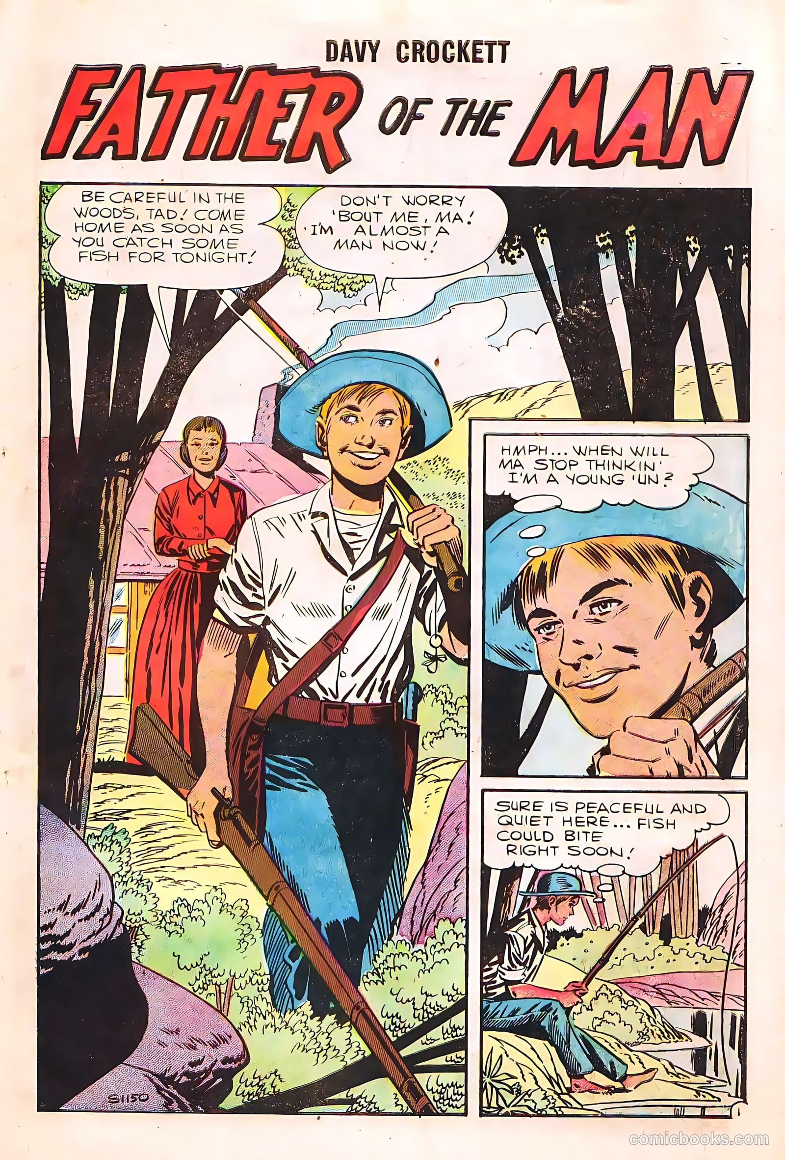 Davy Crockett #7 (1956, H. Smith Publishers) — page 27 of 36