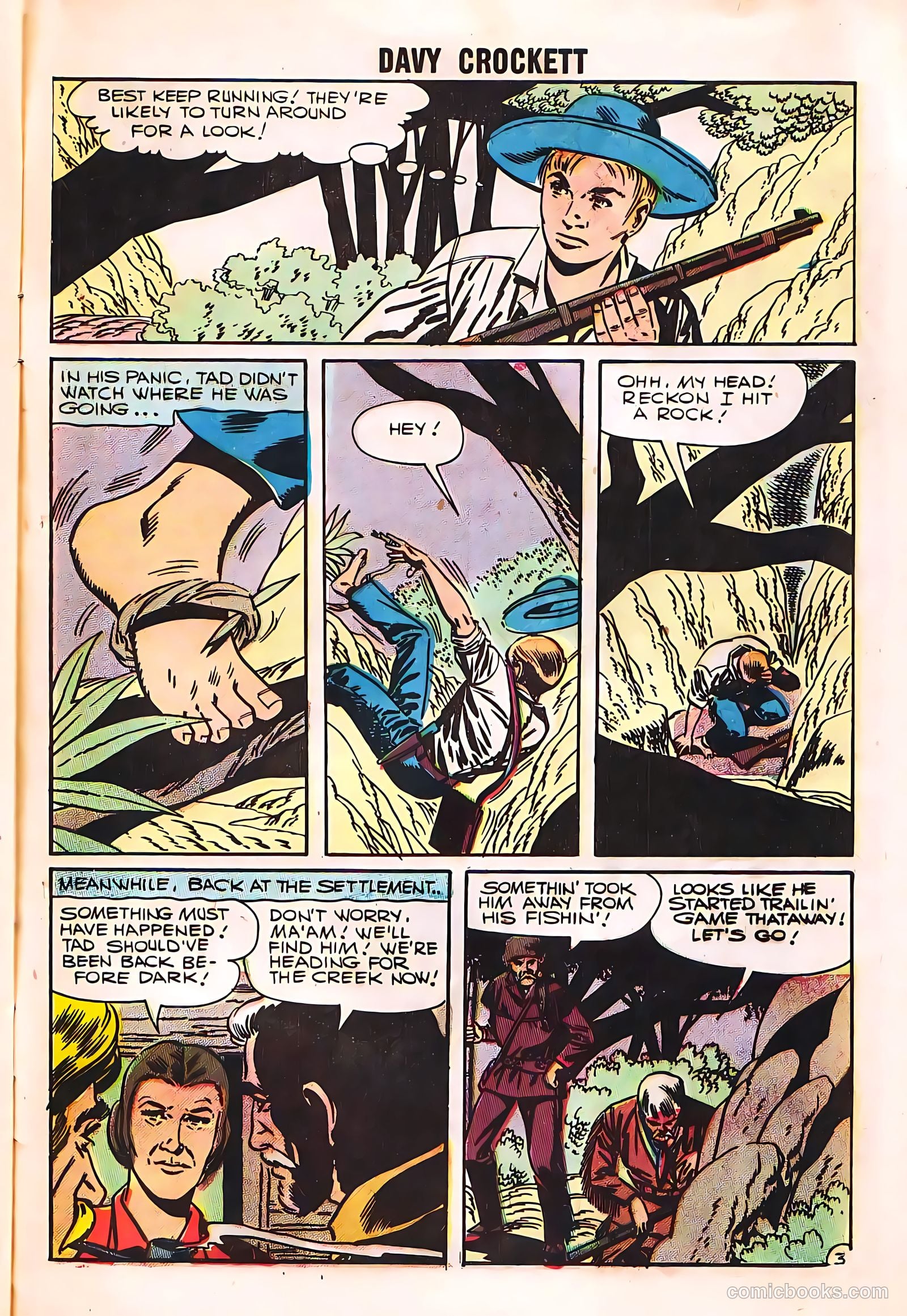 Davy Crockett #7 (1956, H. Smith Publishers) — page 29 of 36