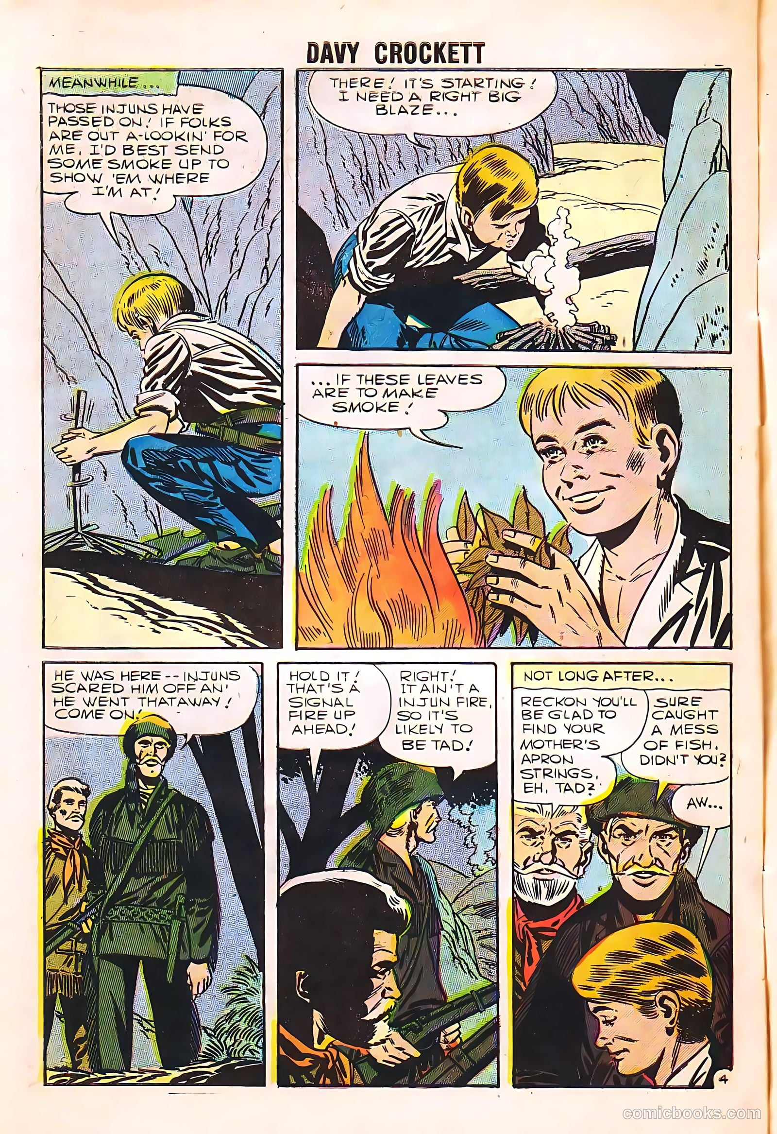 Davy Crockett #7 (1956, H. Smith Publishers) — page 30 of 36