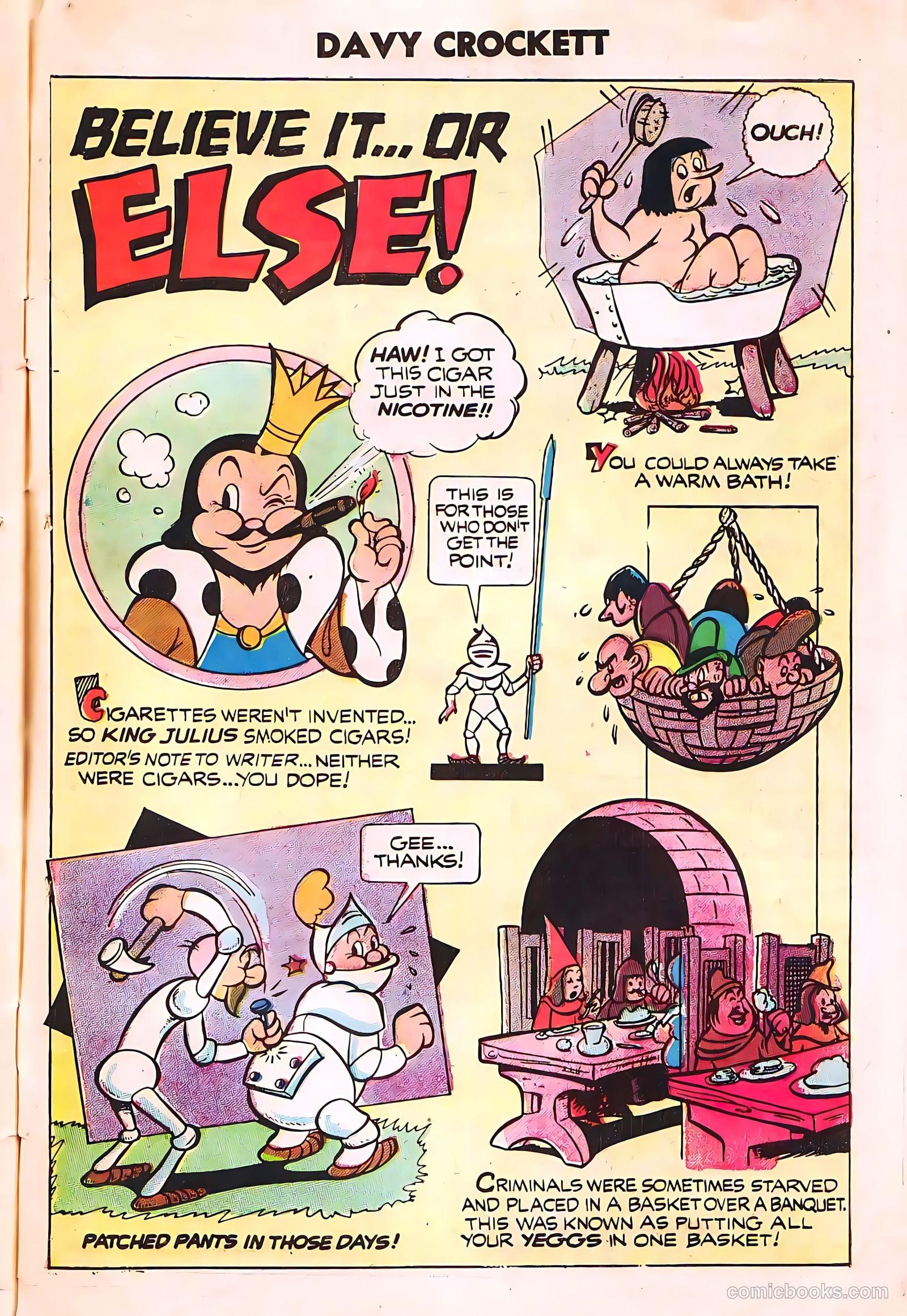 Davy Crockett #7 (1956, H. Smith Publishers) — page 33 of 36