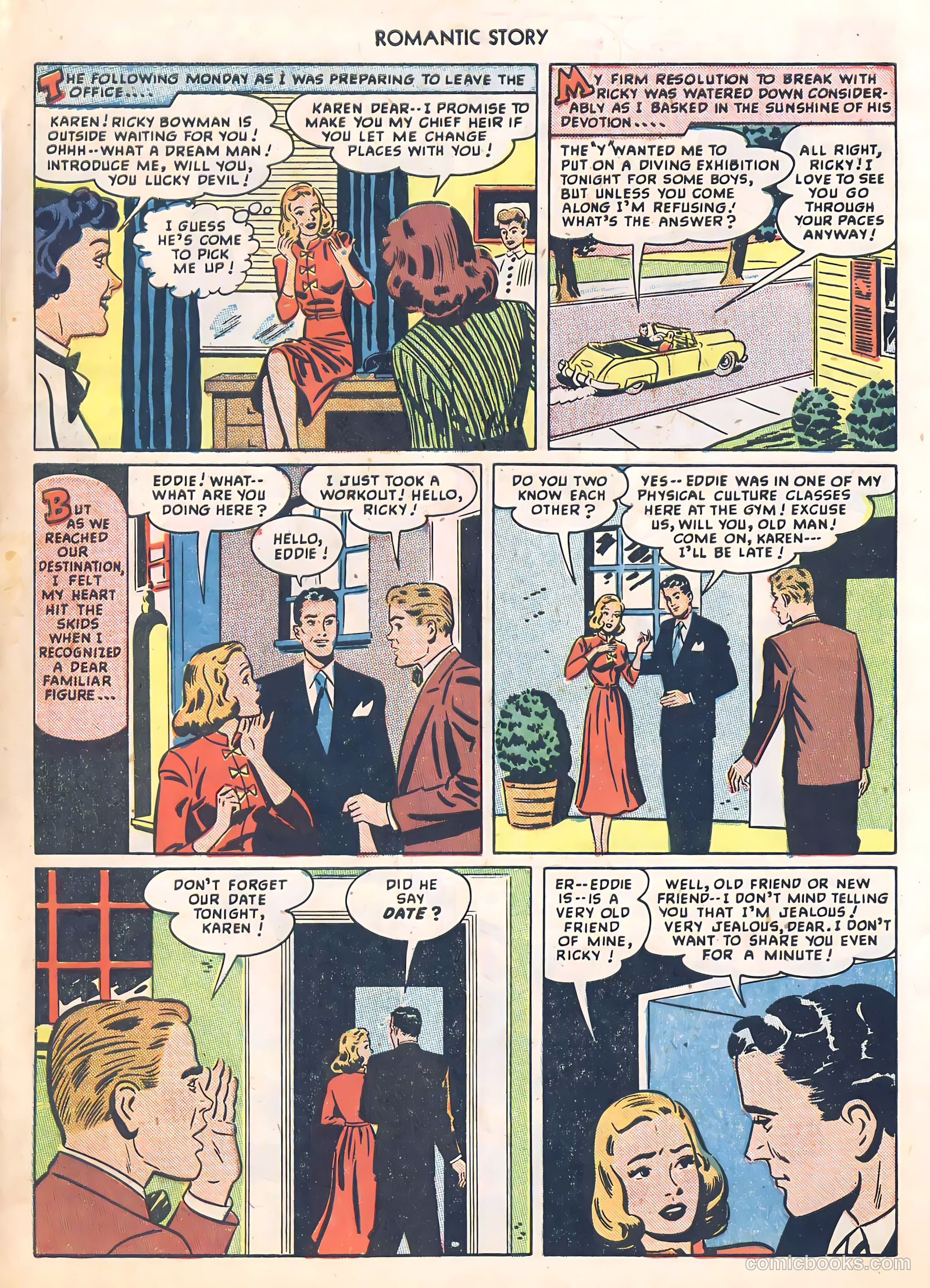 Romantic Story #1 (1949) — page 21 of 49